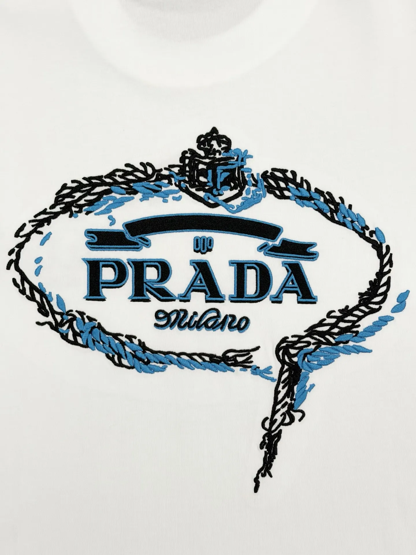 Embroidered Logo Cotton T-Shirt D13513788 — view 7