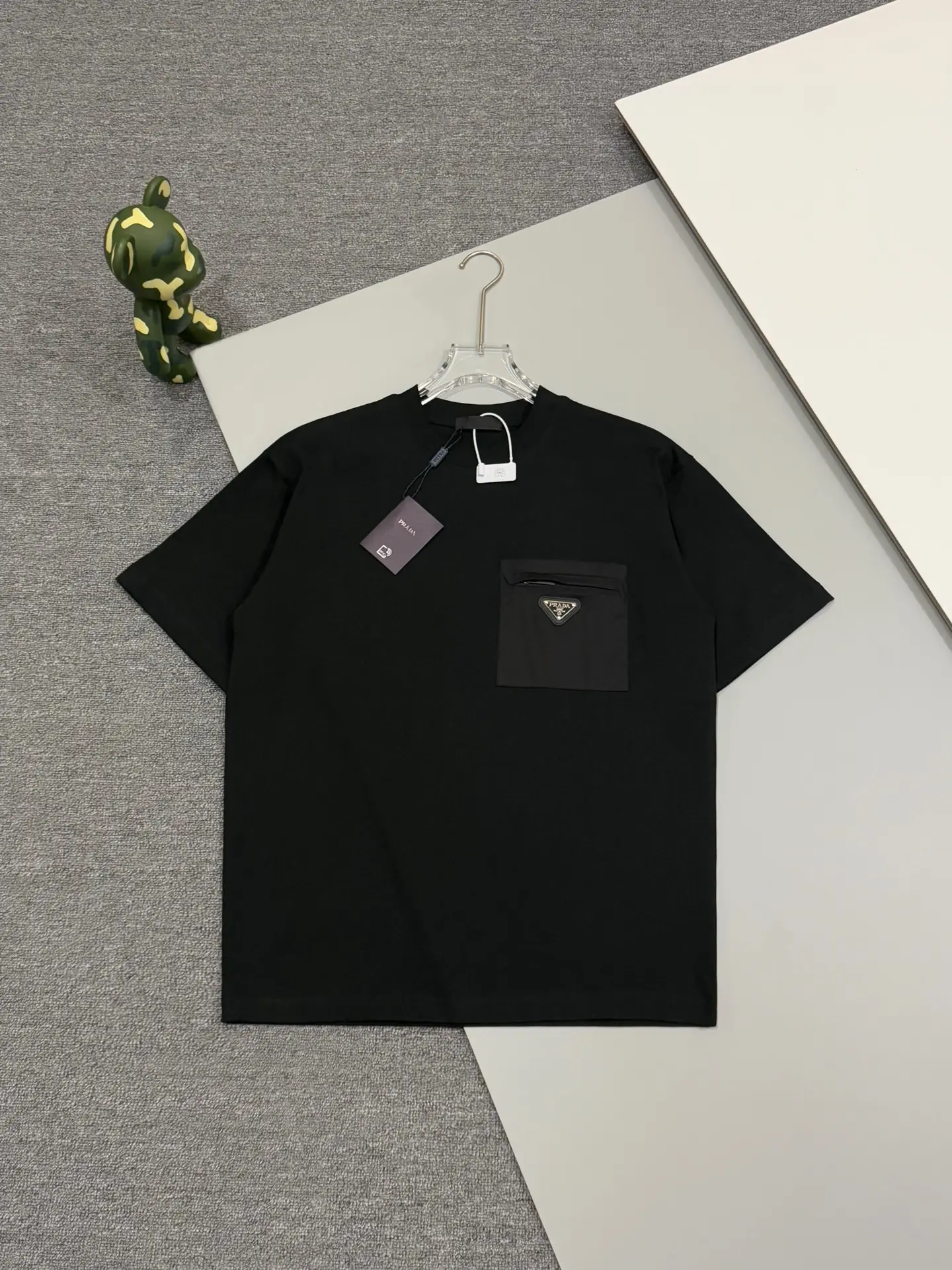 Nylon Pocket Cotton T-Shirt D13513741