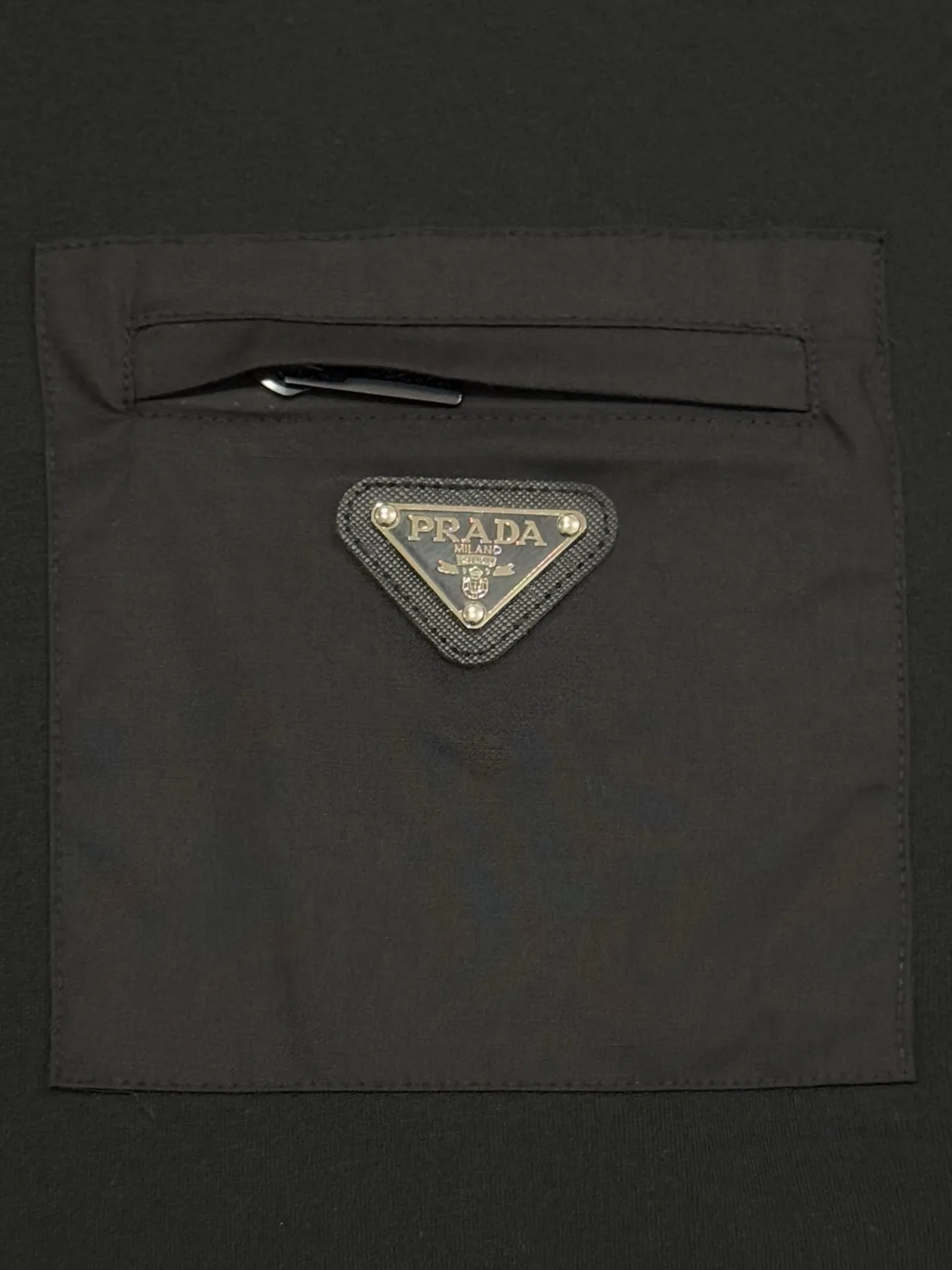 Nylon Pocket Cotton T-Shirt D13513741 — view 4