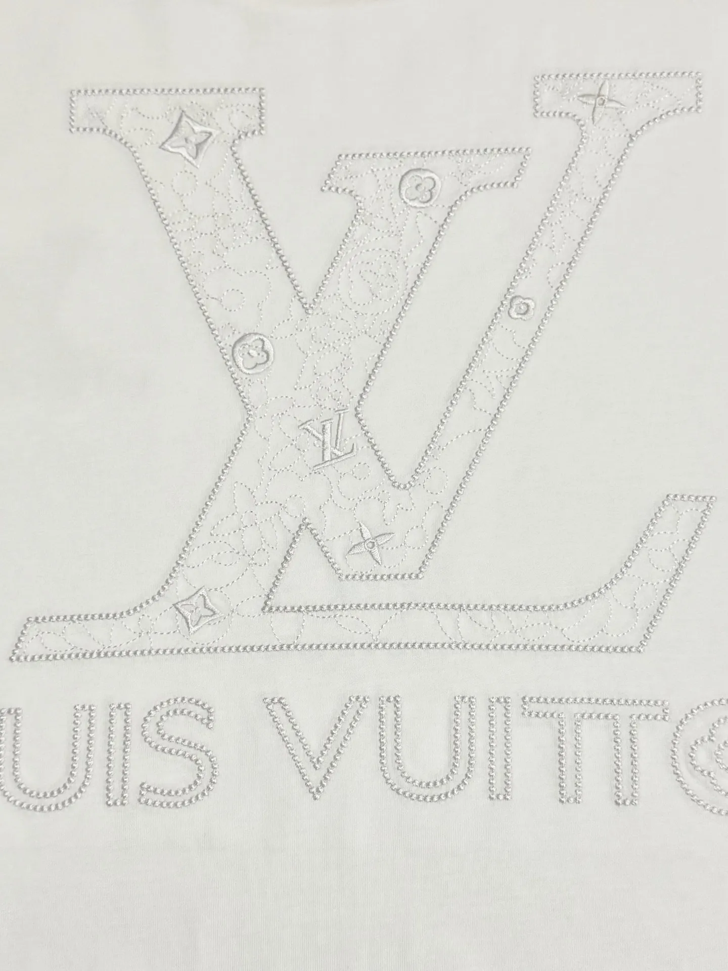 Embroidered Logo Cotton T-Shirt D13513678 — view 7