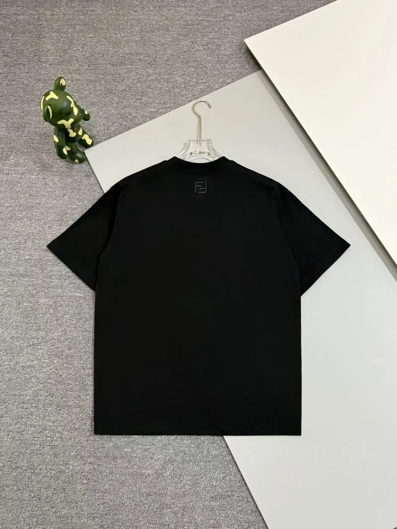 Embroidered Cartoon Patch Cotton T-Shirt D13513500 — view 2