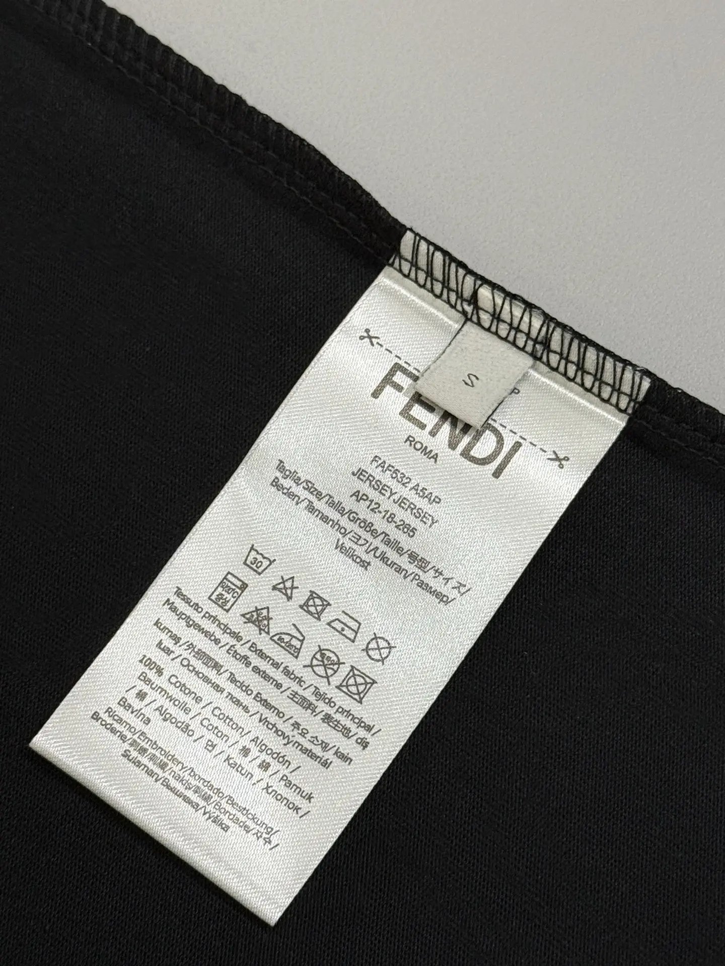 Embroidered Cartoon Patch Cotton T-Shirt D13513500 — view 8