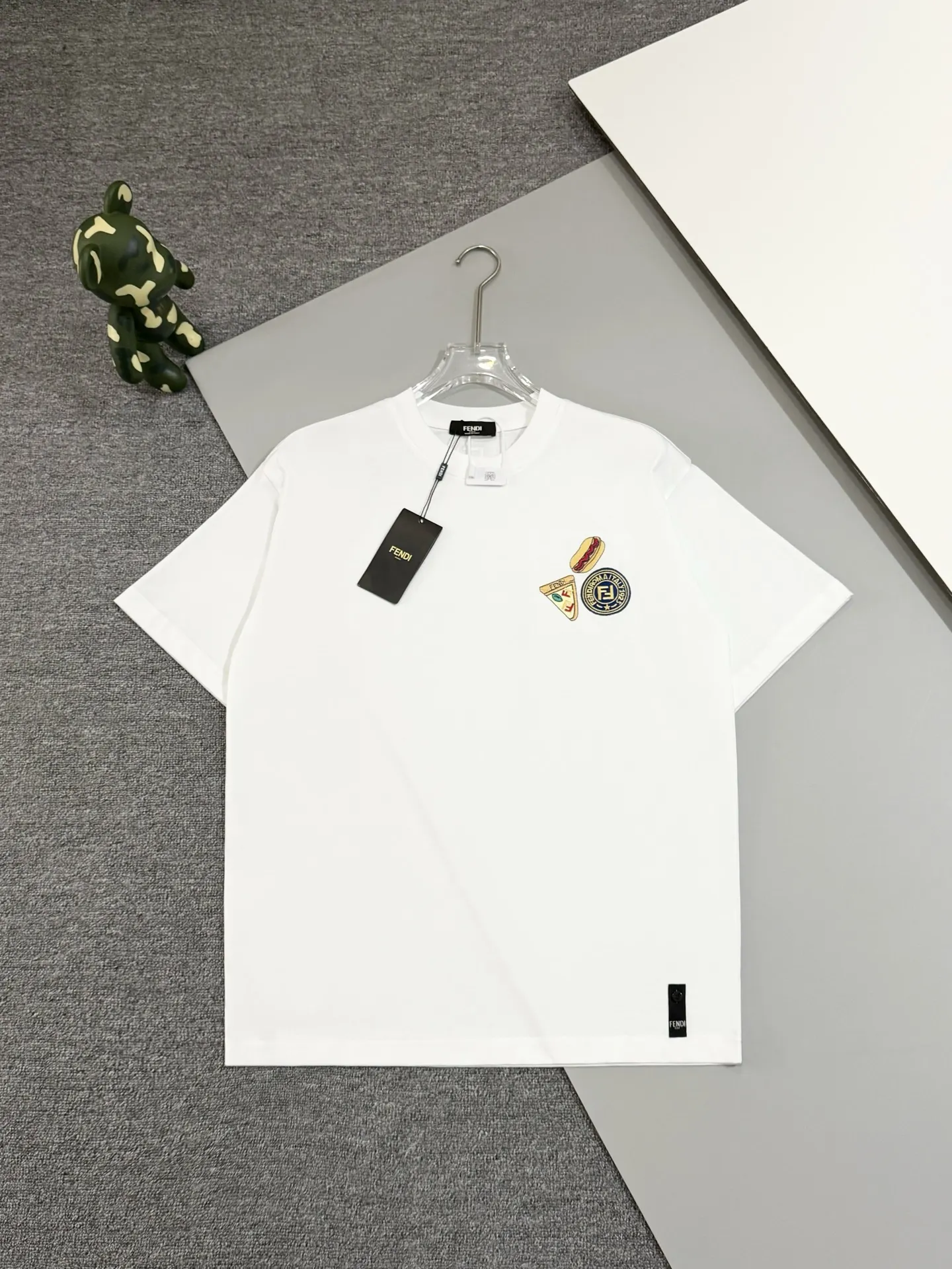 Embroidered Graphic Cotton T-Shirt D13513499