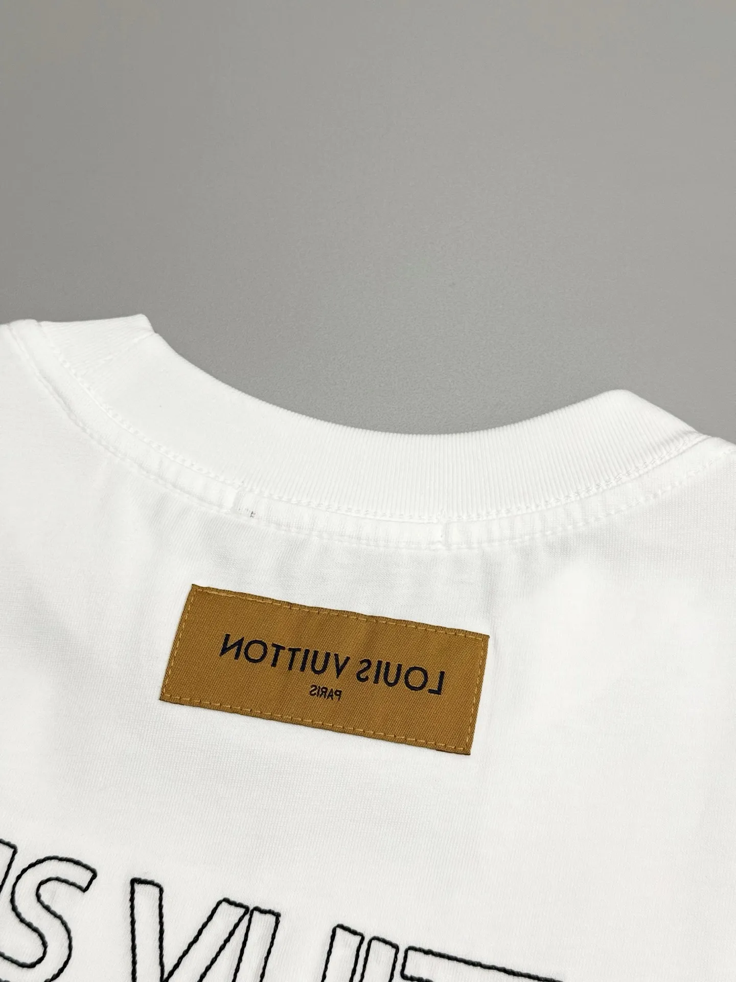 Embroidered Logo Cotton T-Shirt D13513485 — view 6