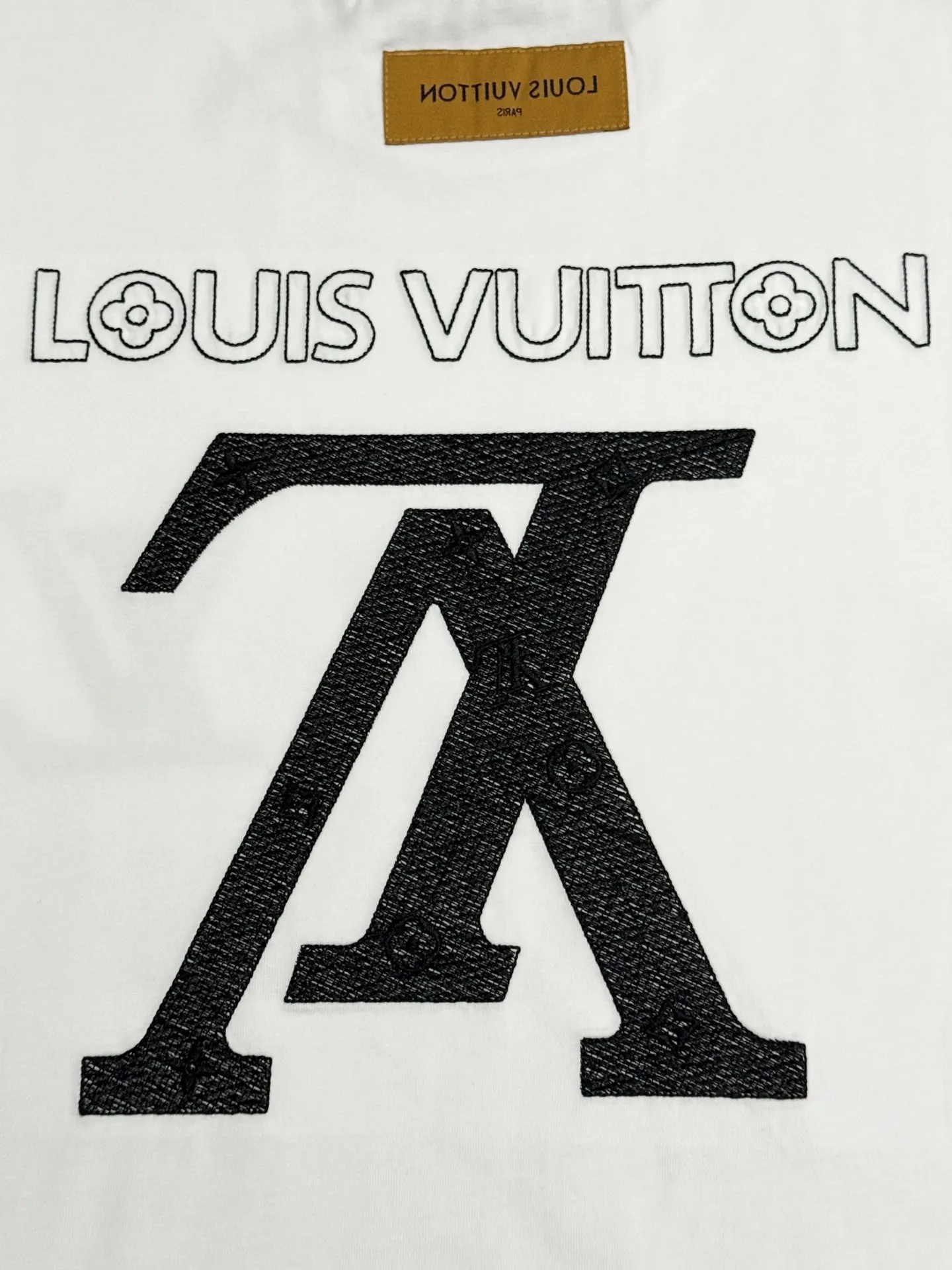 Embroidered Logo Cotton T-Shirt D13513485 — view 7