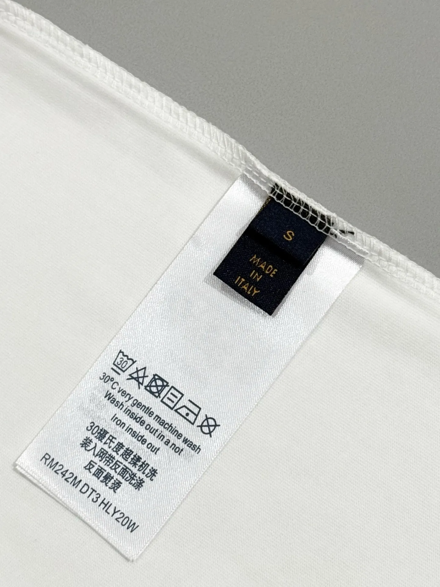 Embroidered Logo Cotton T-Shirt D13513485 — view 8