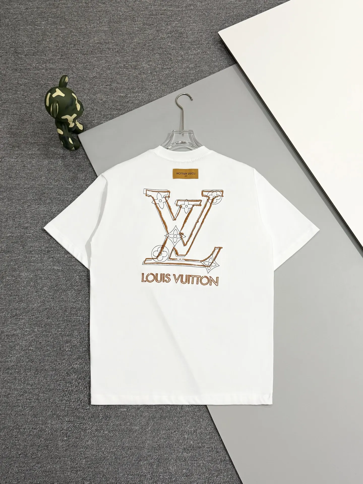 Embroidered Logo Cotton T-Shirt D13513664 — view 2