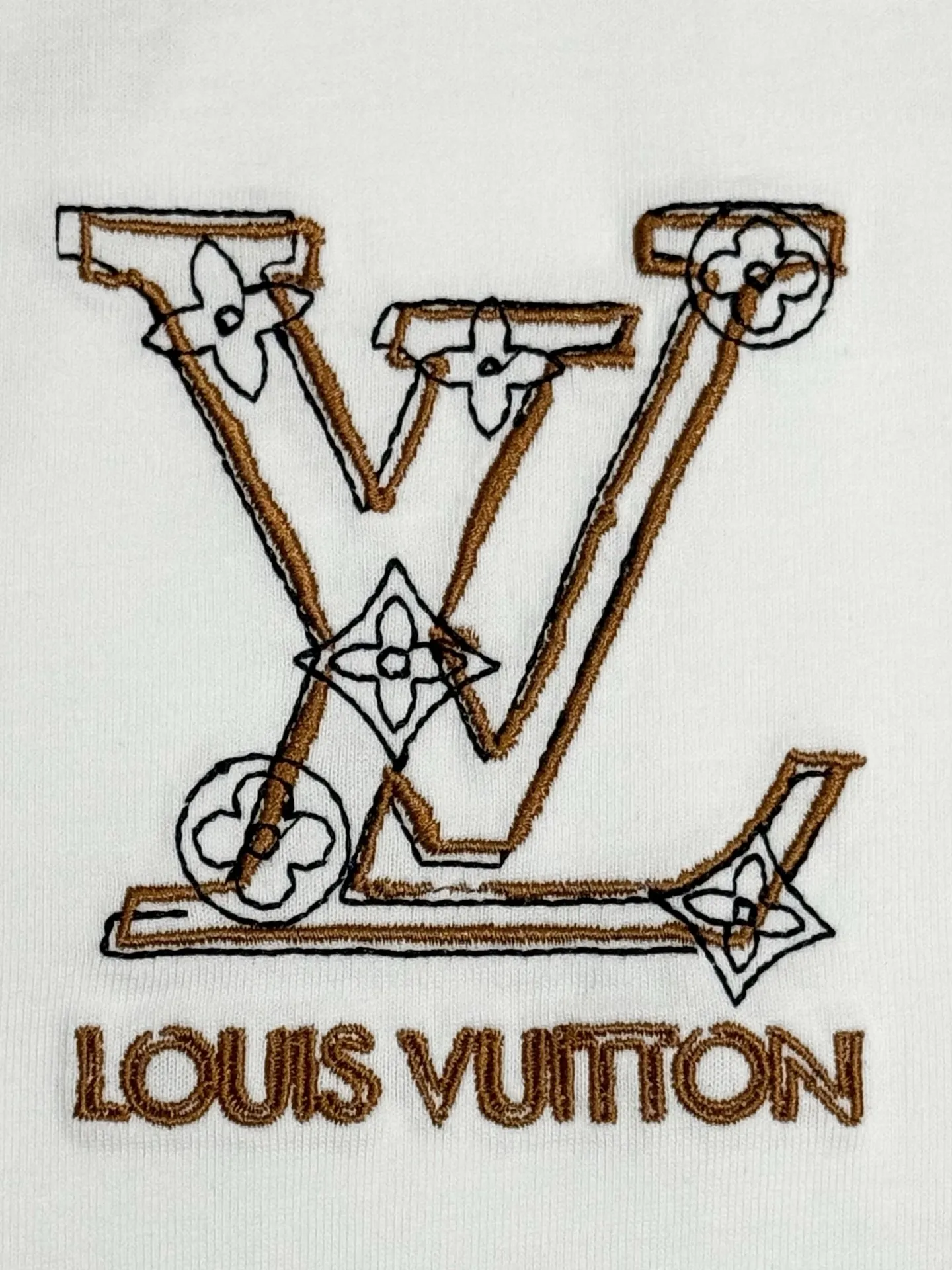 Embroidered Logo Cotton T-Shirt D13513664 — view 4