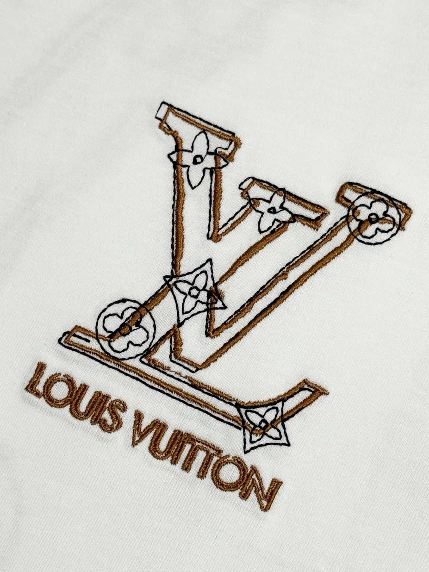 Embroidered Logo Cotton T-Shirt D13513664 — view 5