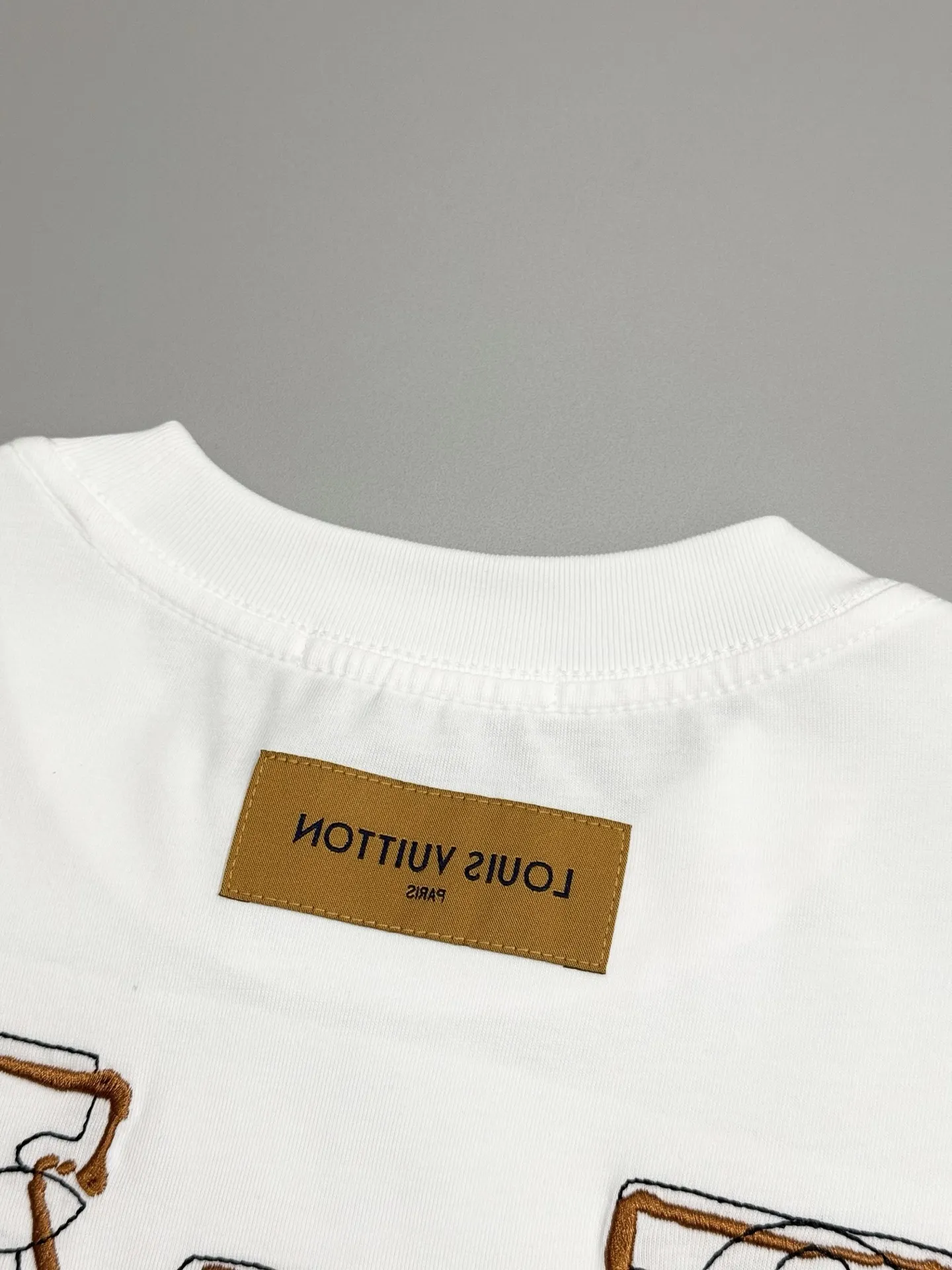 Embroidered Logo Cotton T-Shirt D13513664 — view 6