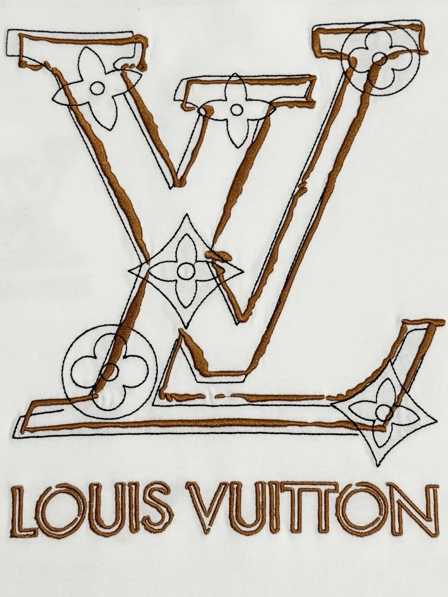Embroidered Logo Cotton T-Shirt D13513664 — view 7