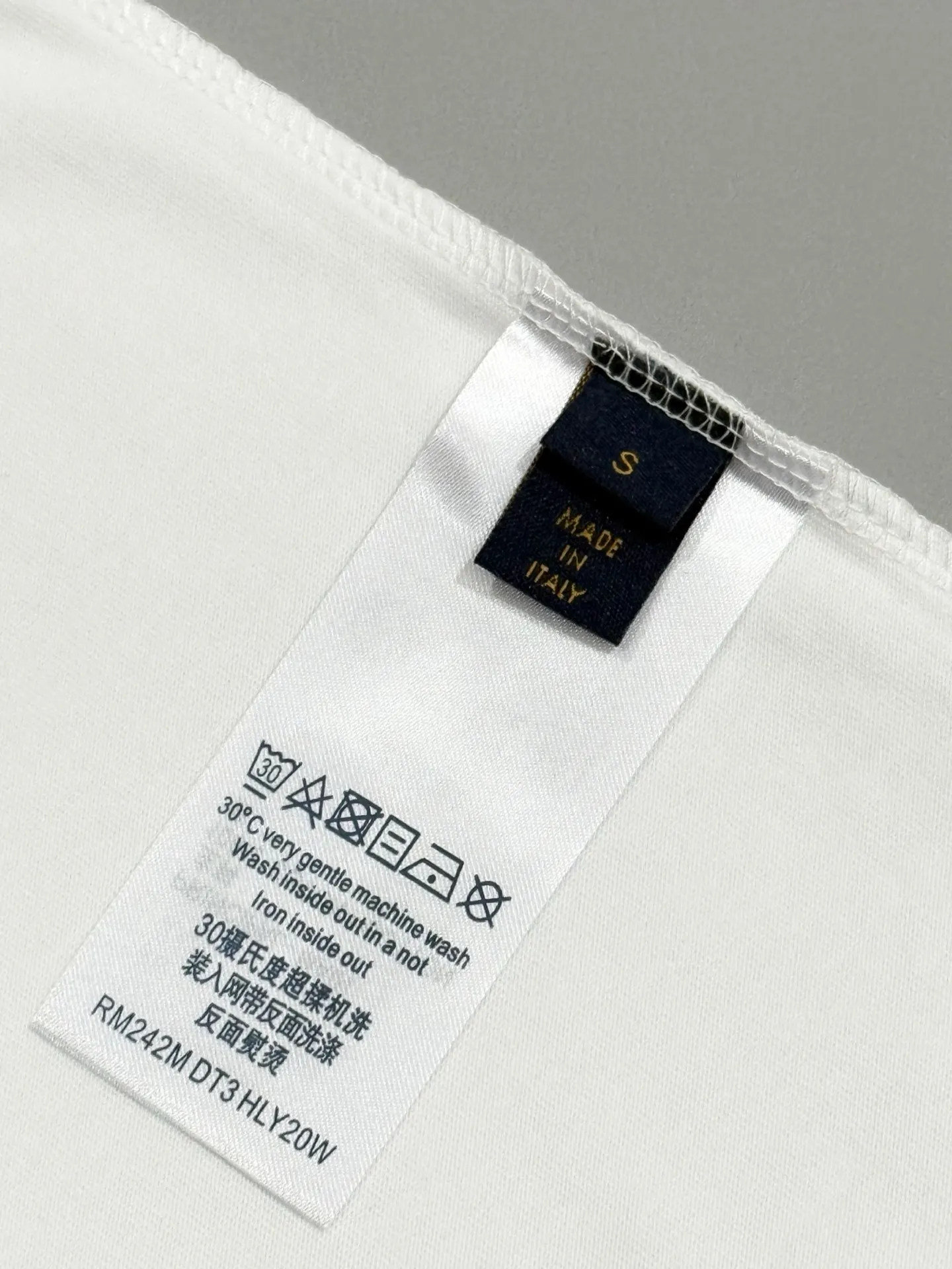 Embroidered Logo Cotton T-Shirt D13513664 — view 8