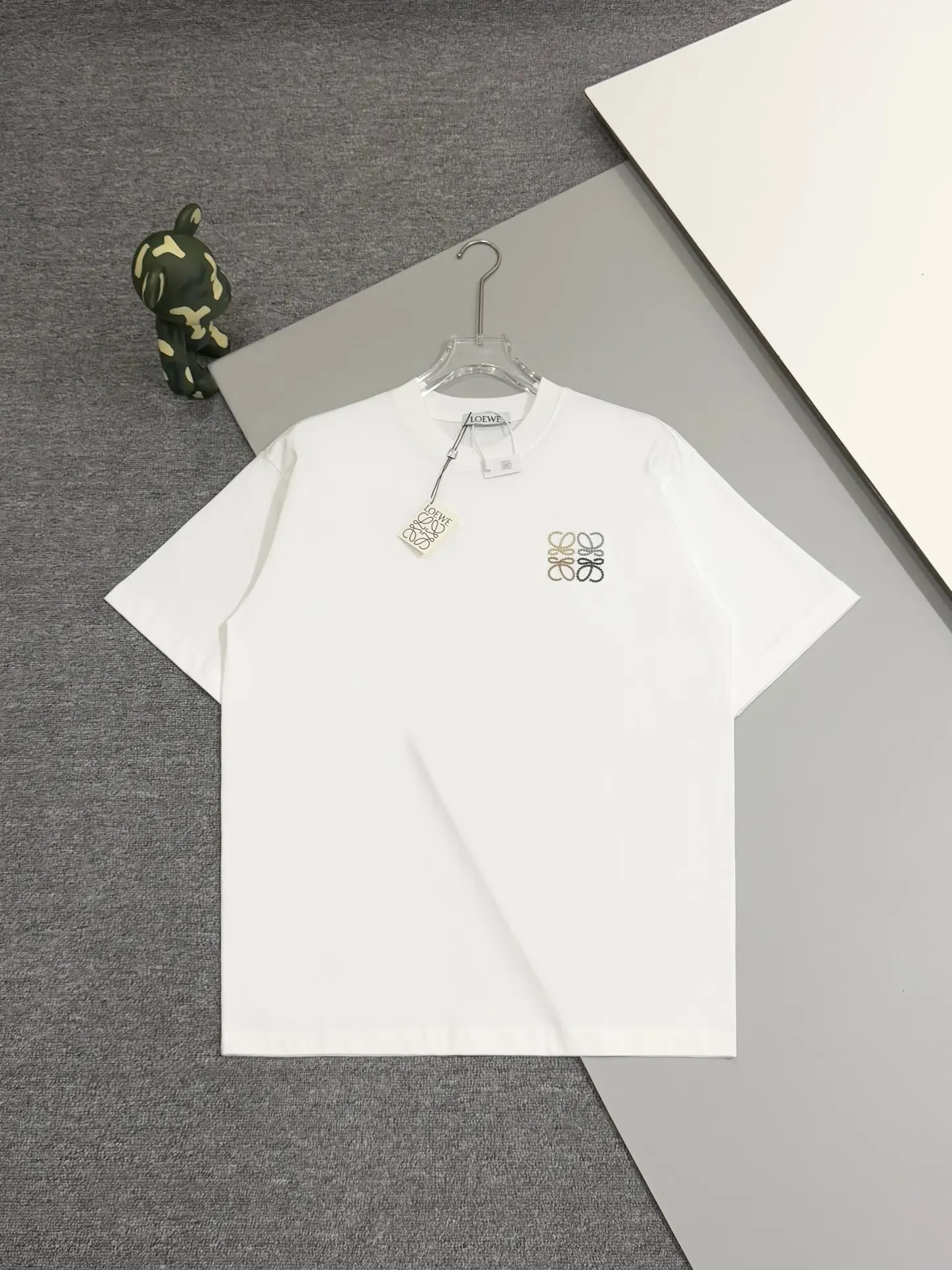 Anagram Embroidered Cotton-Jersey T-Shirt D13513501