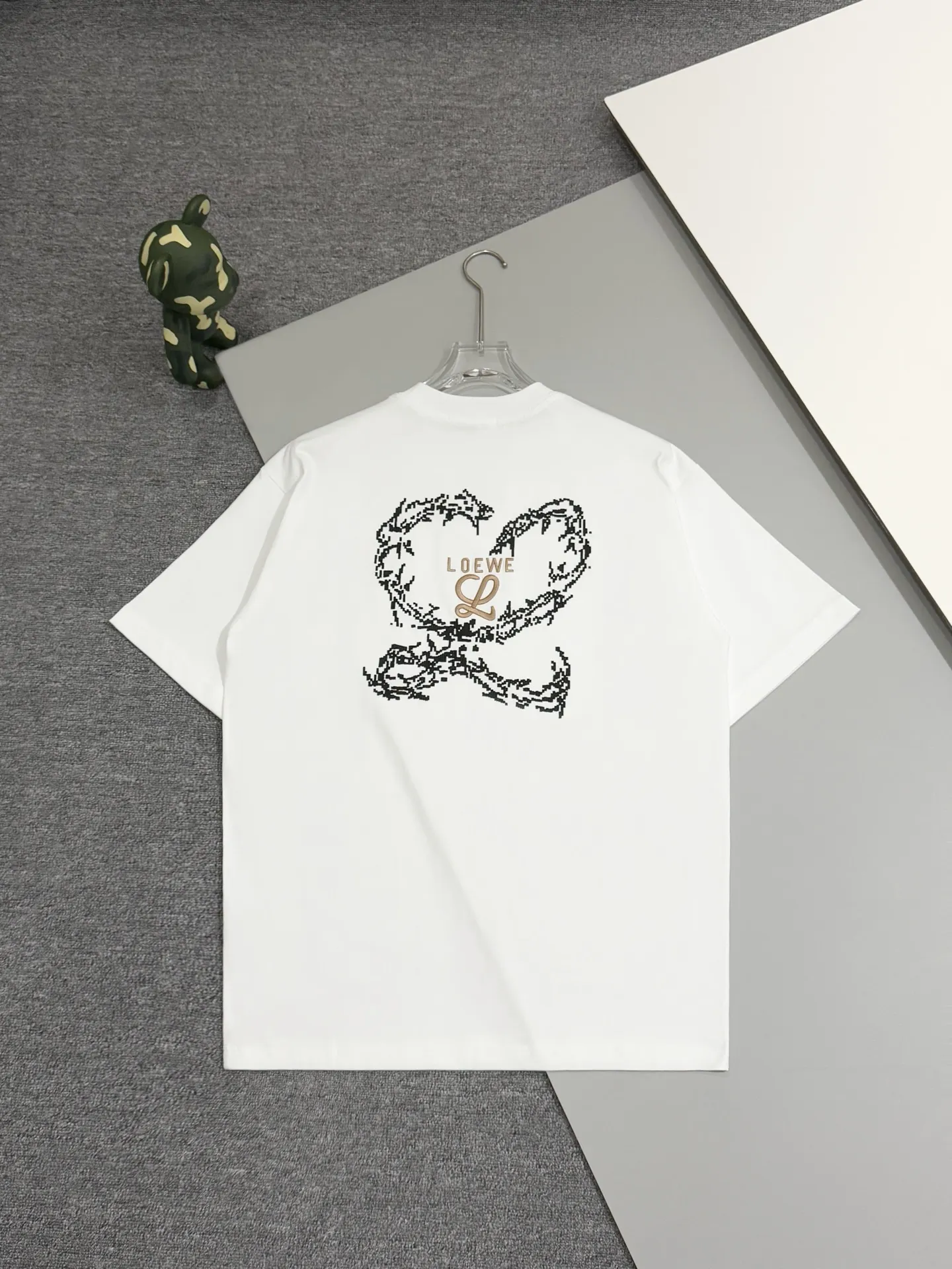 Anagram Embroidered Cotton-Jersey T-Shirt D13513501 — view 2