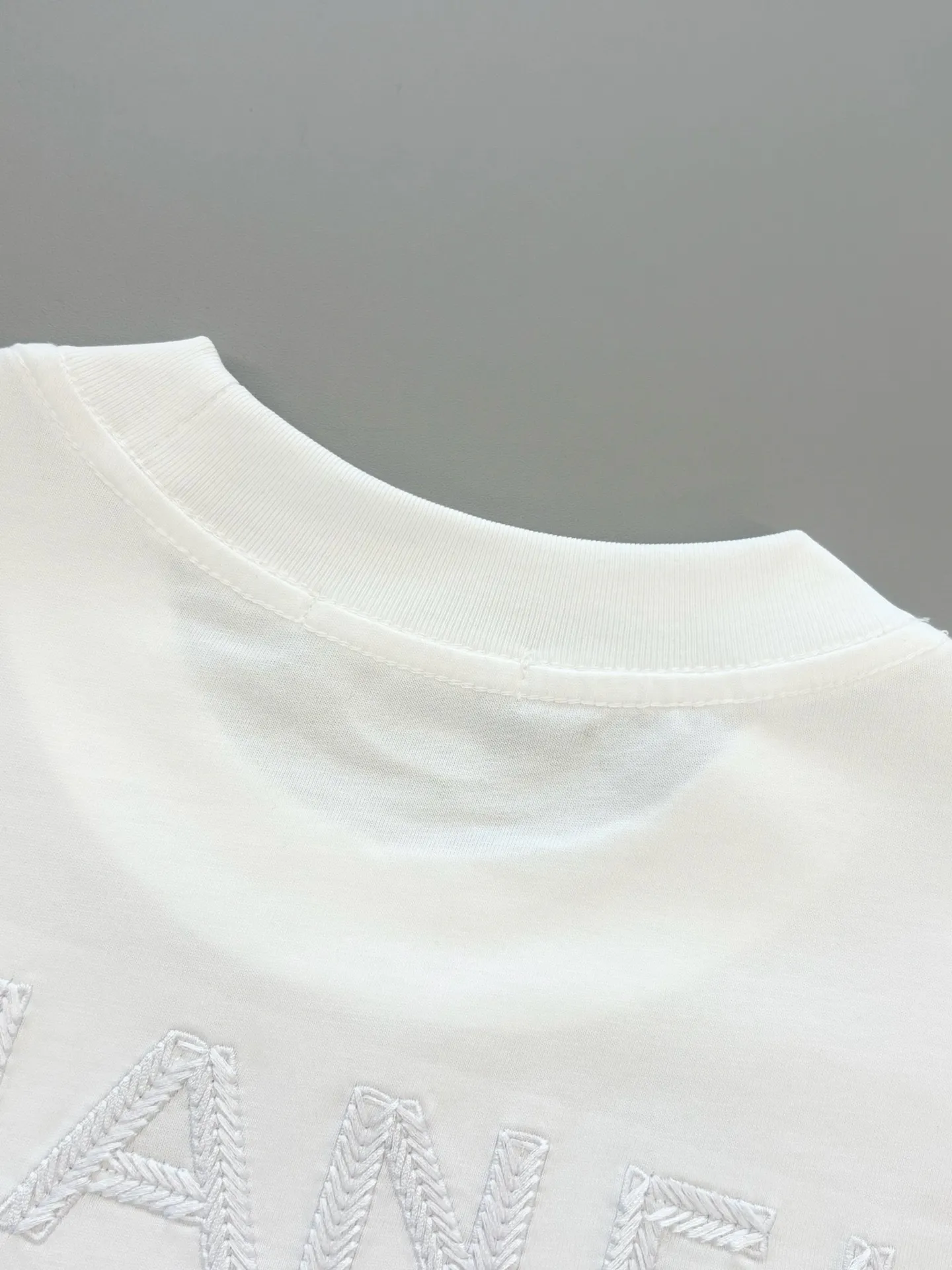 Embroidered Logo Cotton T-Shirt D13513762 — view 7