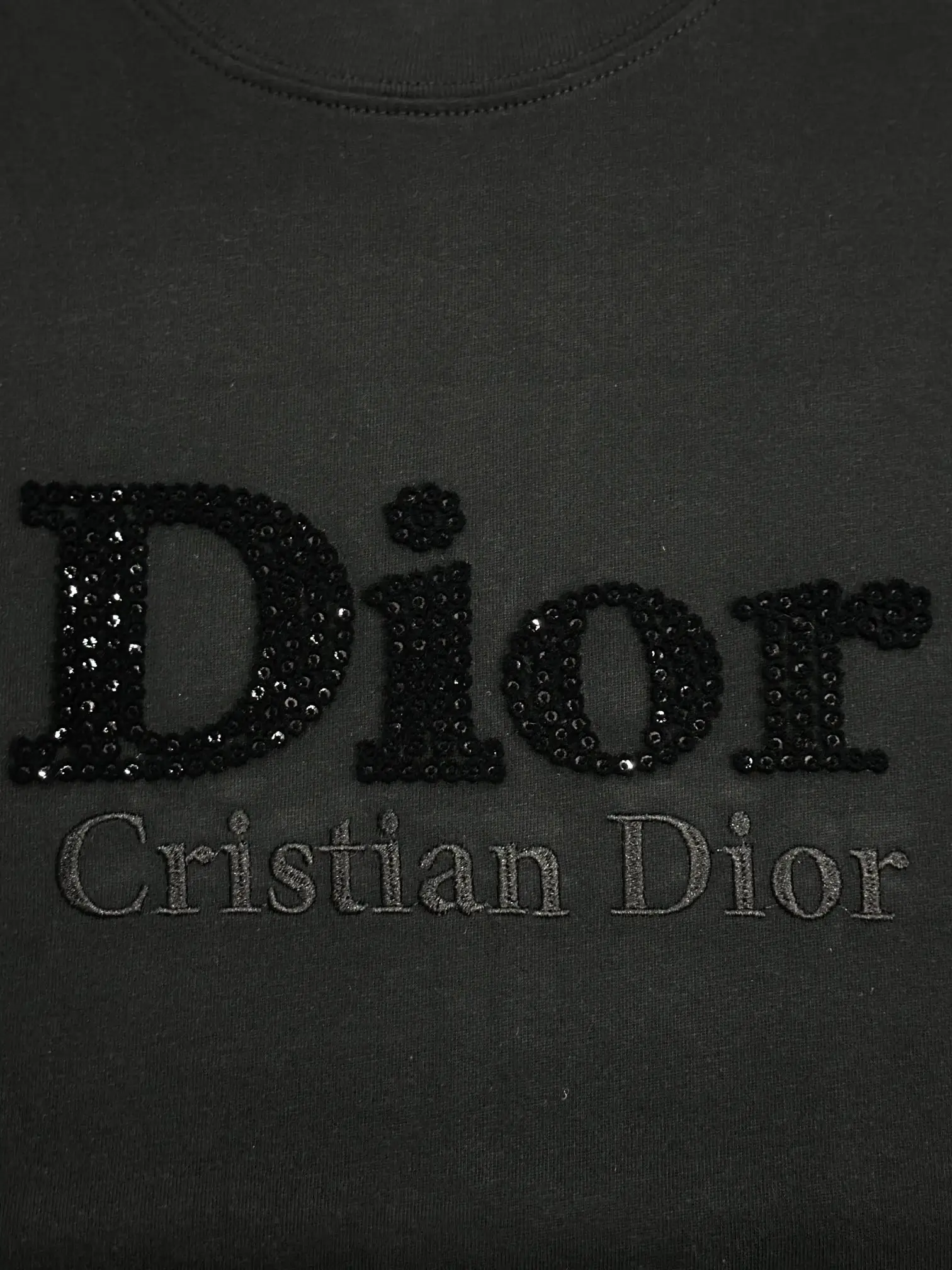 Embroidered Logo Cotton T-Shirt D13513460 — view 4