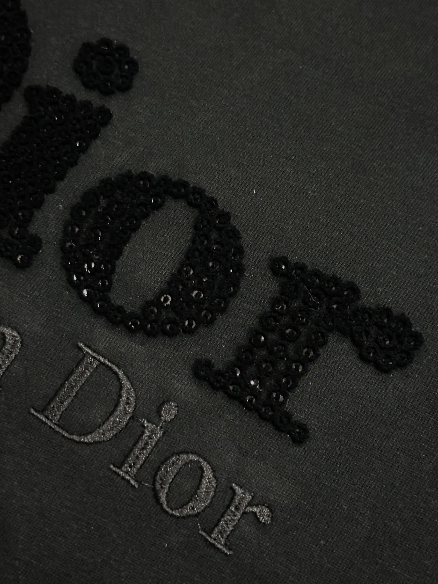 Embroidered Logo Cotton T-Shirt D13513460 — view 6