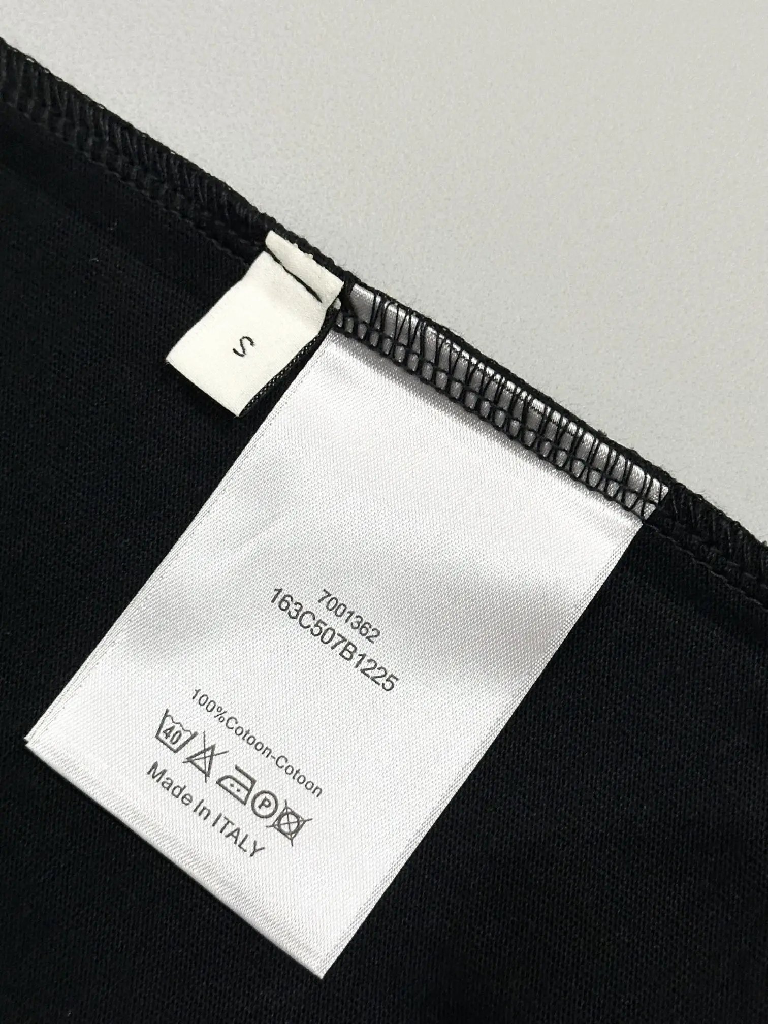 Embroidered Logo Cotton T-Shirt D13513460 — view 7