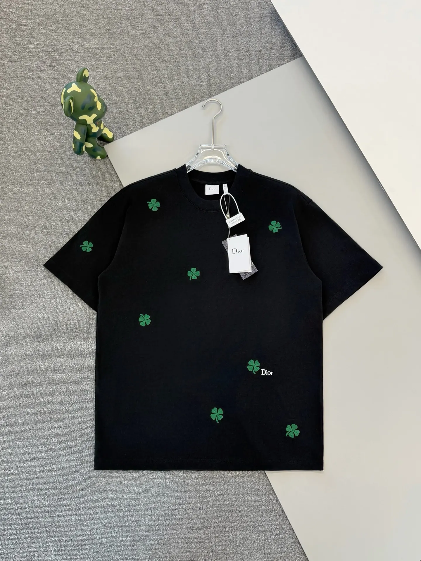 Dior Clover Embroidered Cotton T-Shirt D14013662