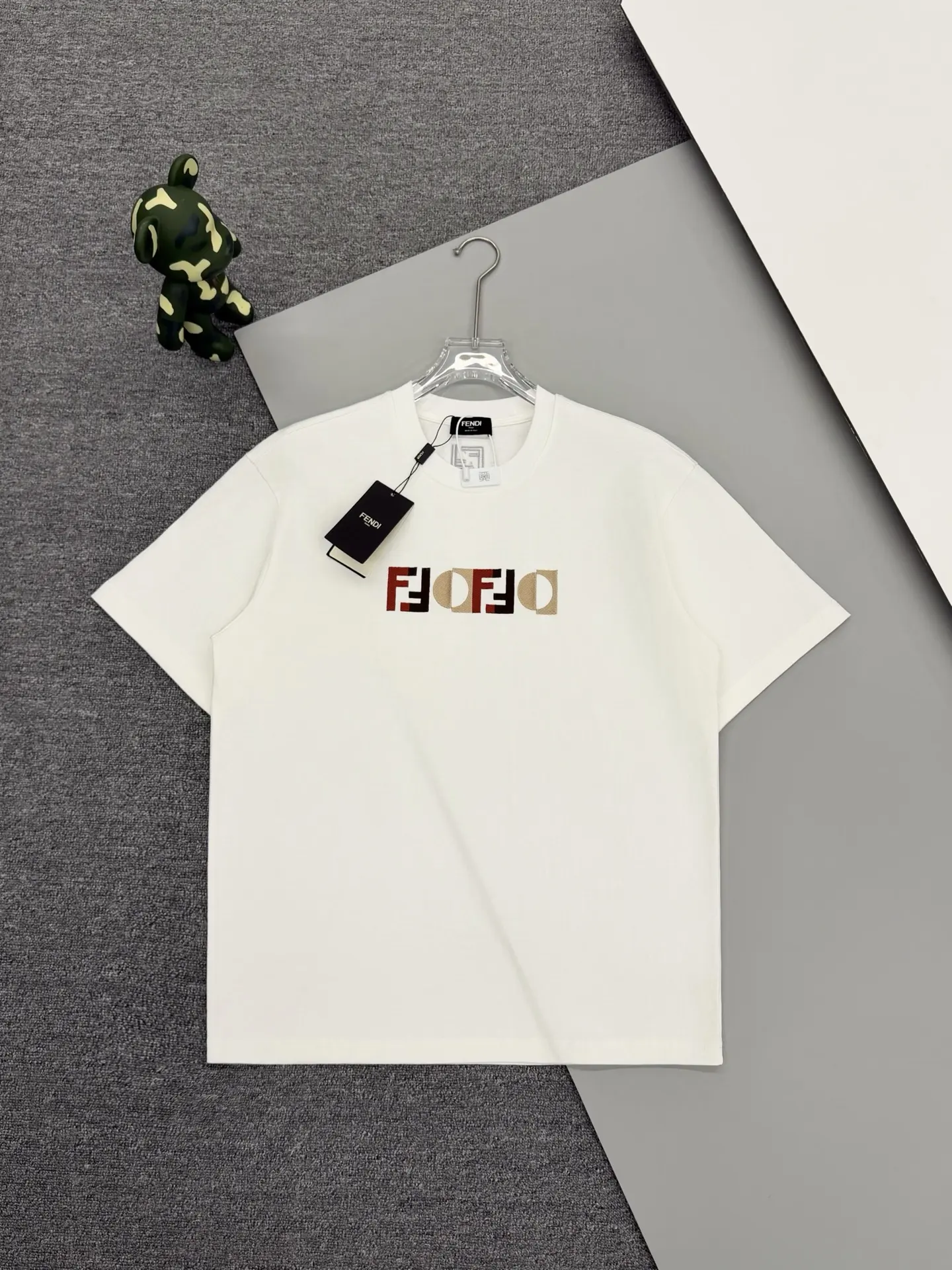 Embroidered Logo Cotton T-Shirt D14013659