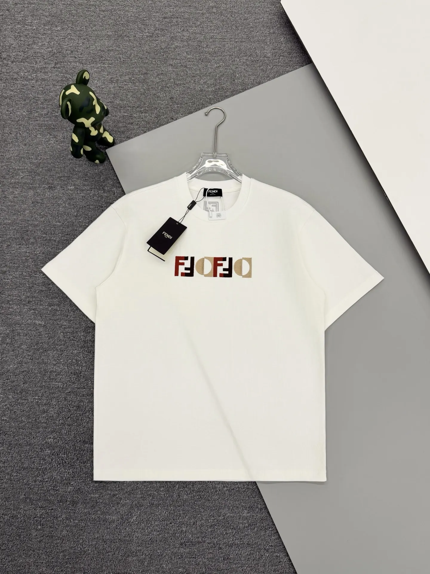 Embroidered Logo Cotton T-Shirt D14013659