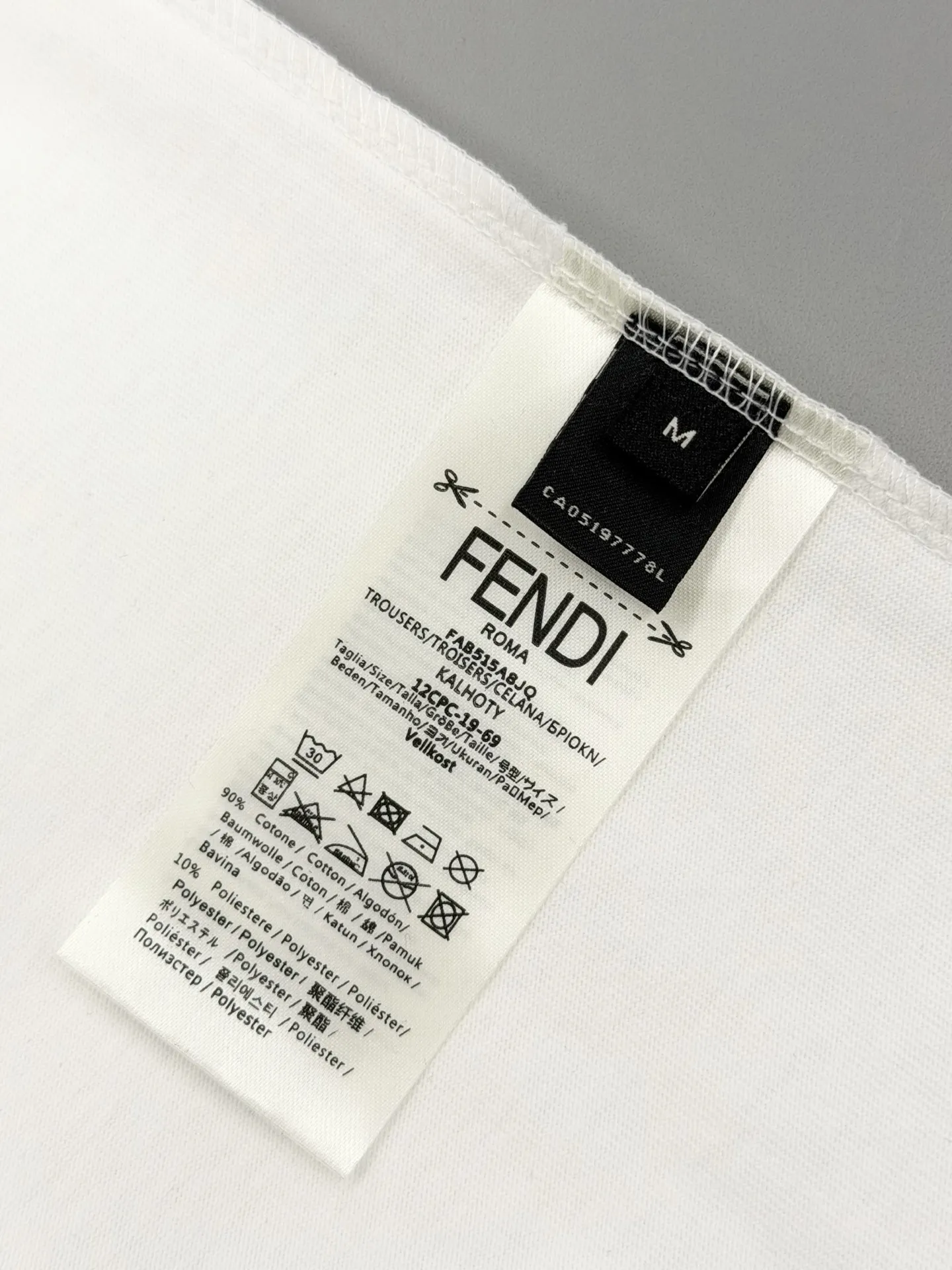 Embroidered Logo Cotton T-Shirt D14013659 — view 8
