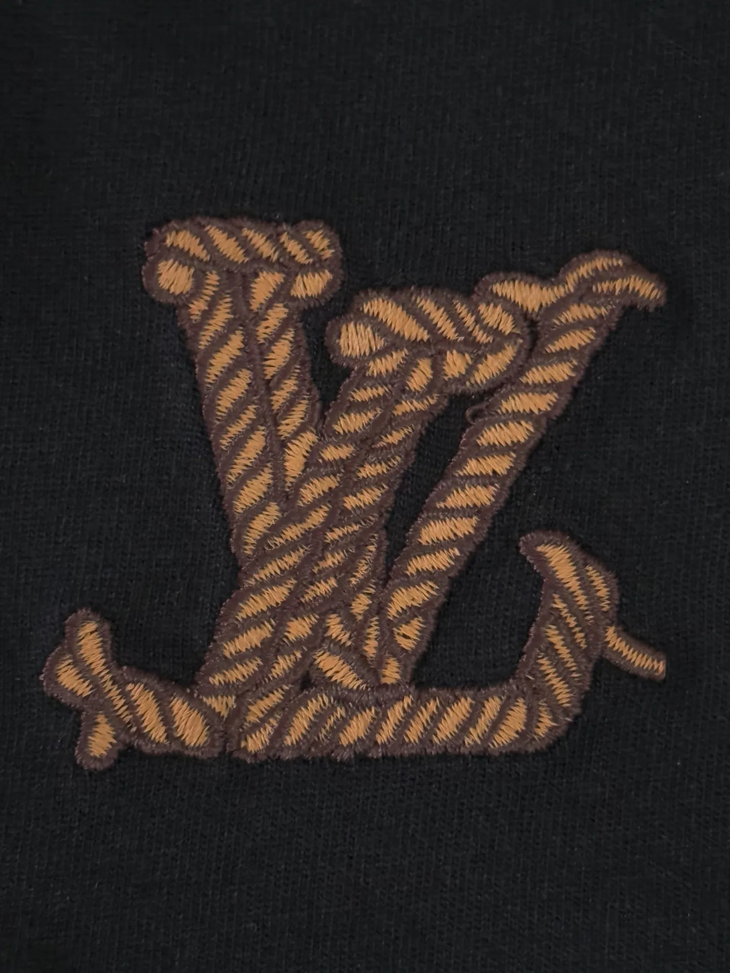 Embroidered Cowboy Lasso Cotton T-Shirt D14513464 — view 5