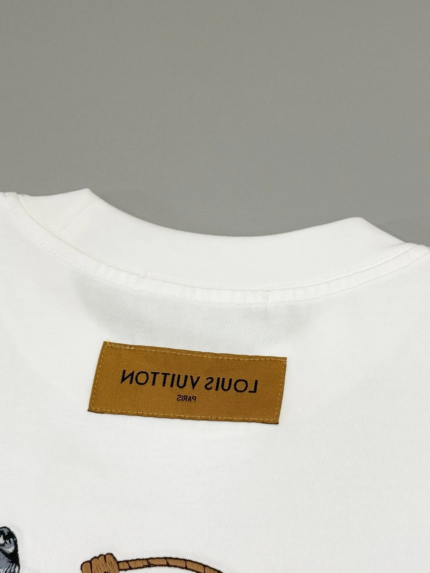Cowboy Embroidered Cotton T-Shirt D14513463 — view 6
