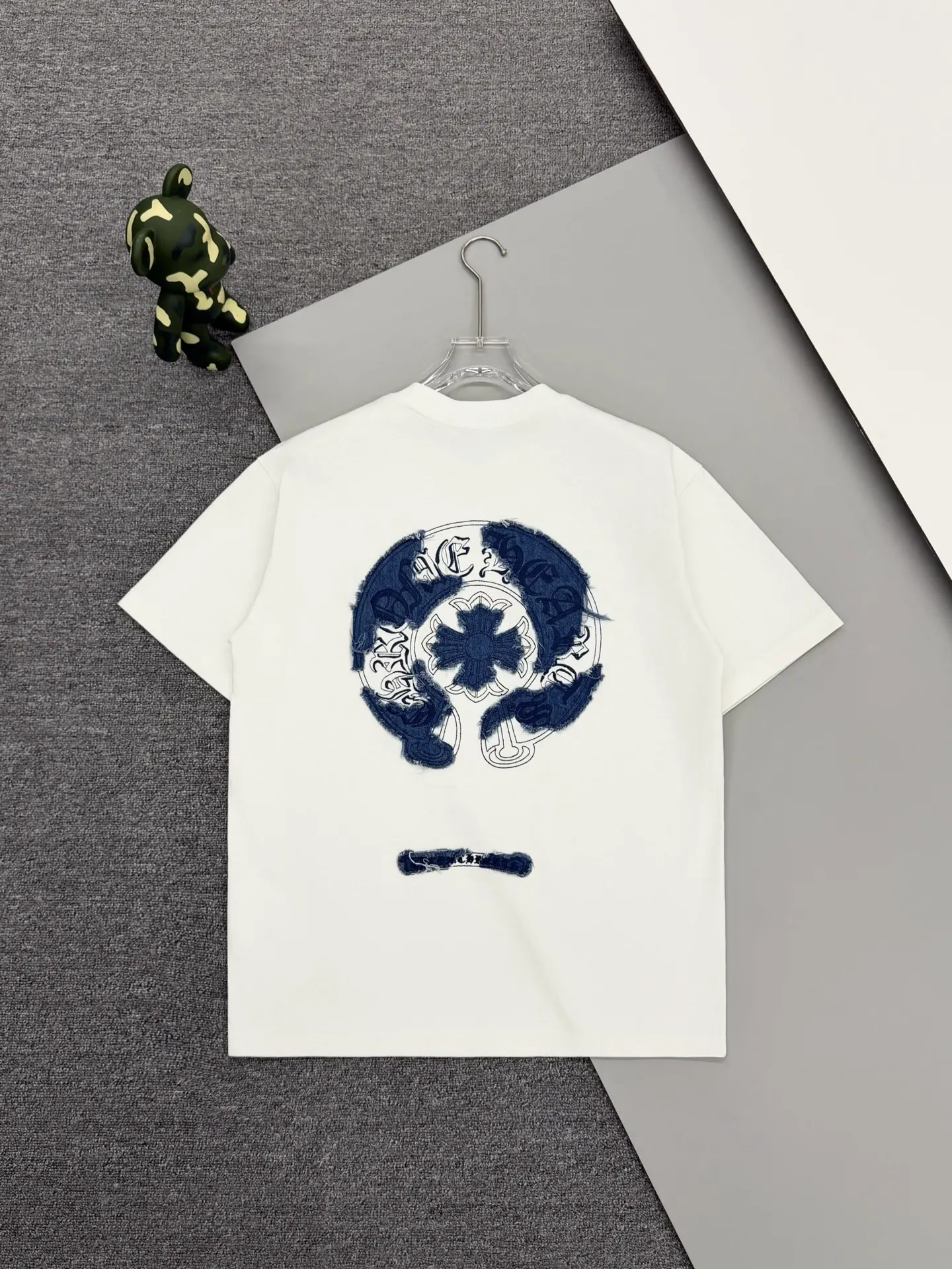 Embroidered Horseshoe Logo Cotton T-Shirt D15013650 — view 2