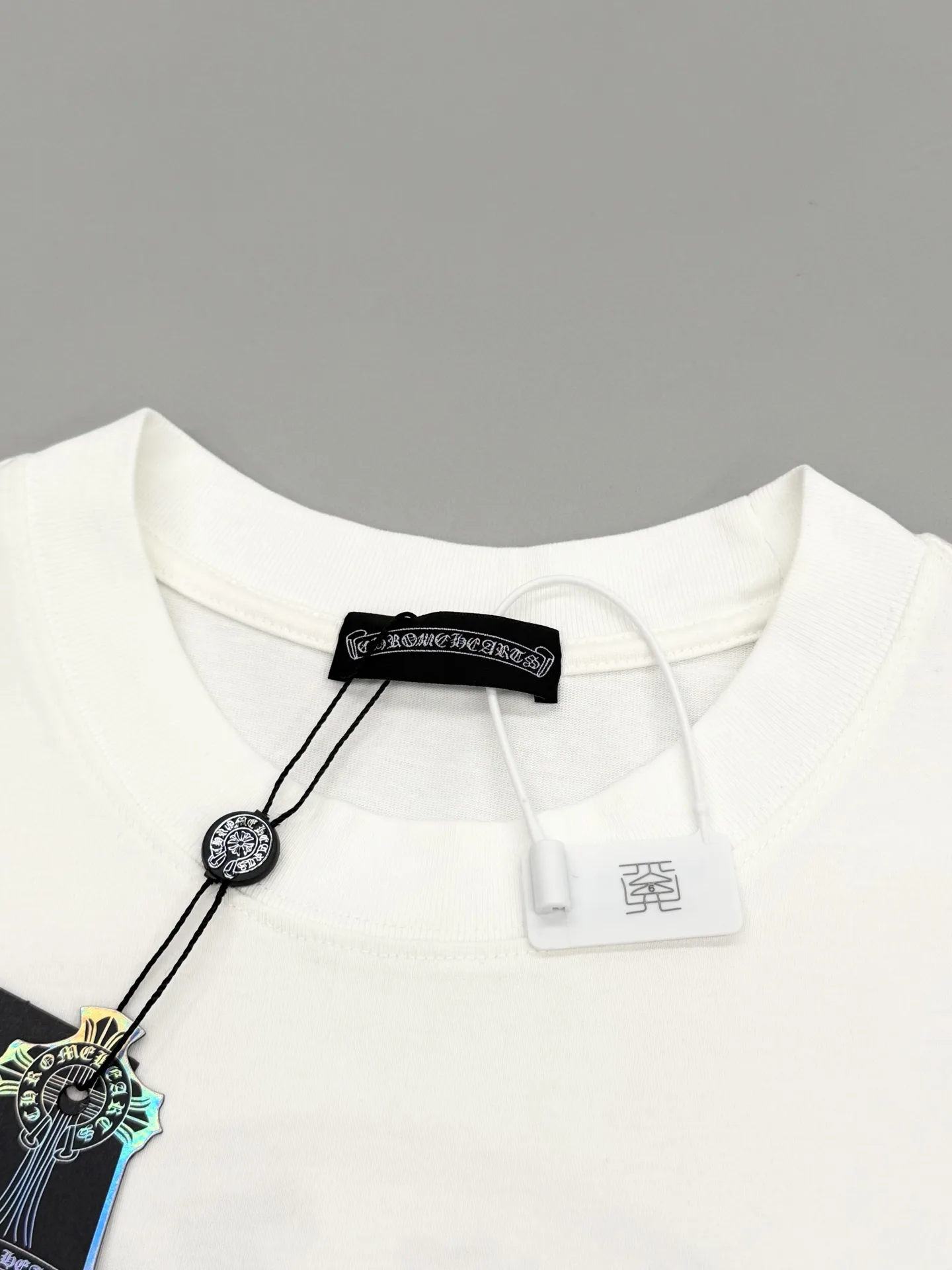 Embroidered Horseshoe Logo Cotton T-Shirt D15013650 — view 3