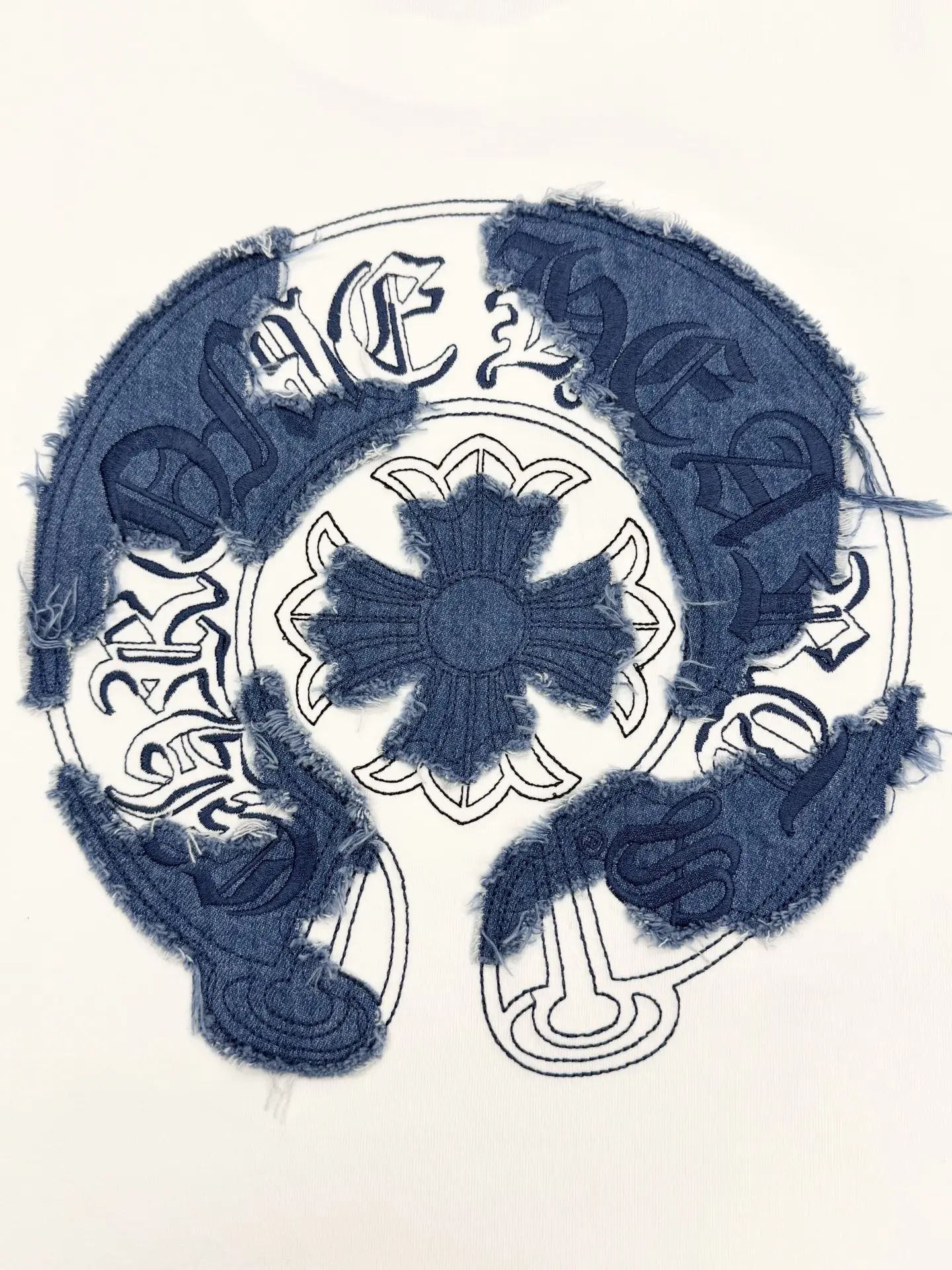 Embroidered Horseshoe Logo Cotton T-Shirt D15013650 — view 7