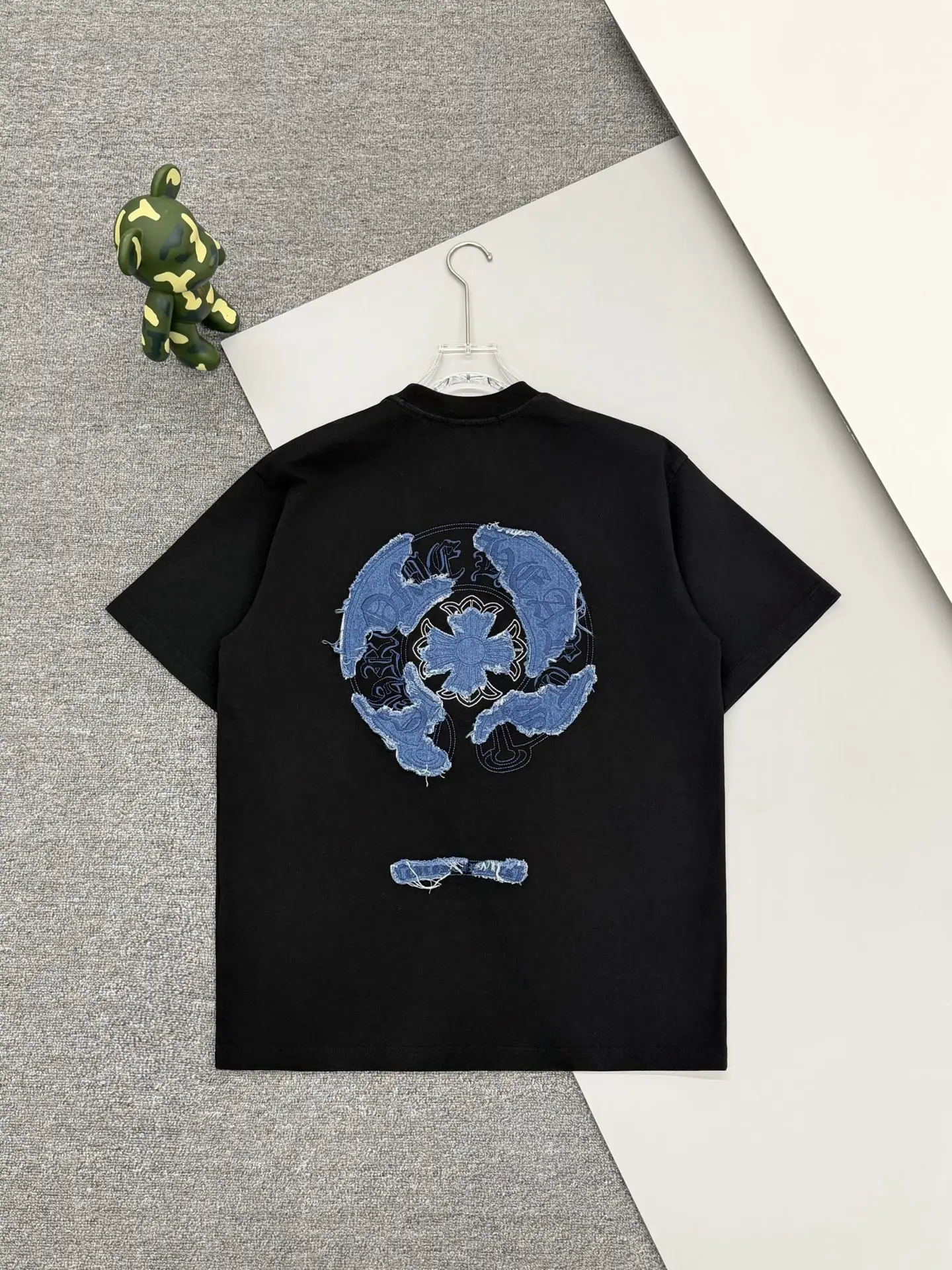 Embroidered Horseshoe Logo Cotton T-Shirt D15013651 — view 2