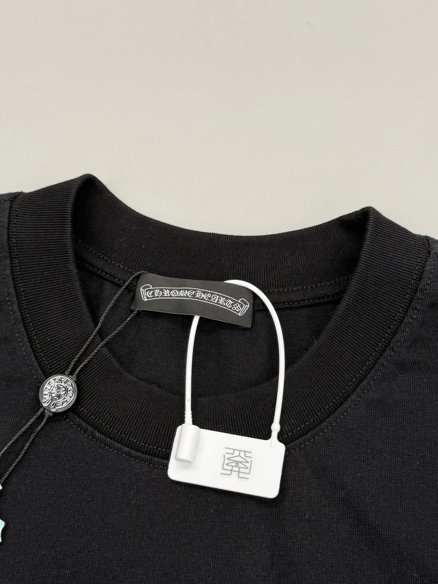 Embroidered Horseshoe Logo Cotton T-Shirt D15013651 — view 3