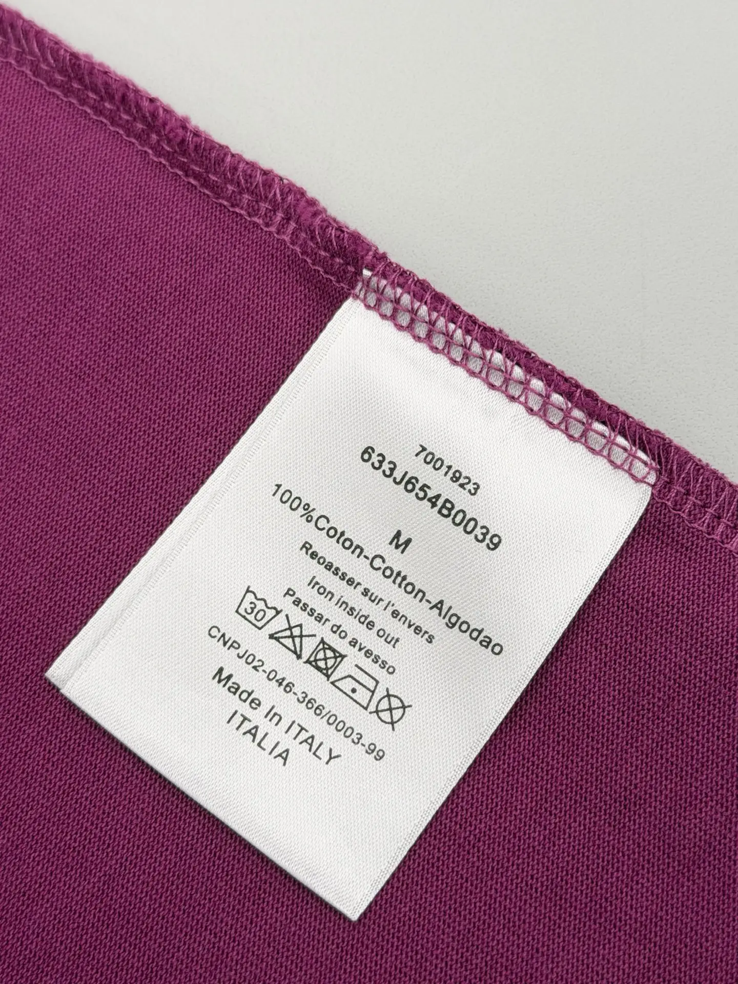 Beaded Logo Embroidery Cotton T-Shirt D15013649 — view 8