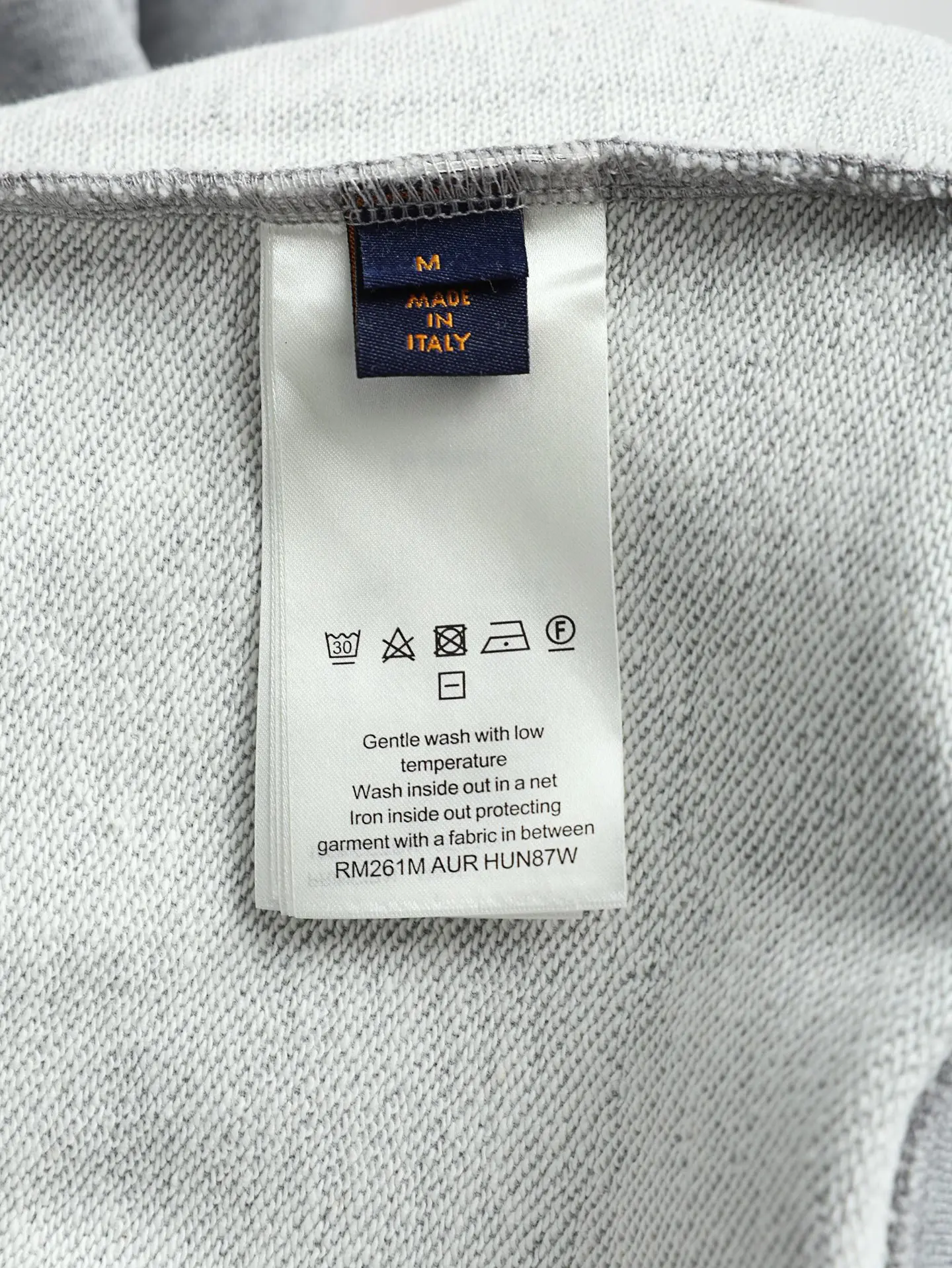 Embroidered Logo Terry Sweatshirt D22021917 — view 9