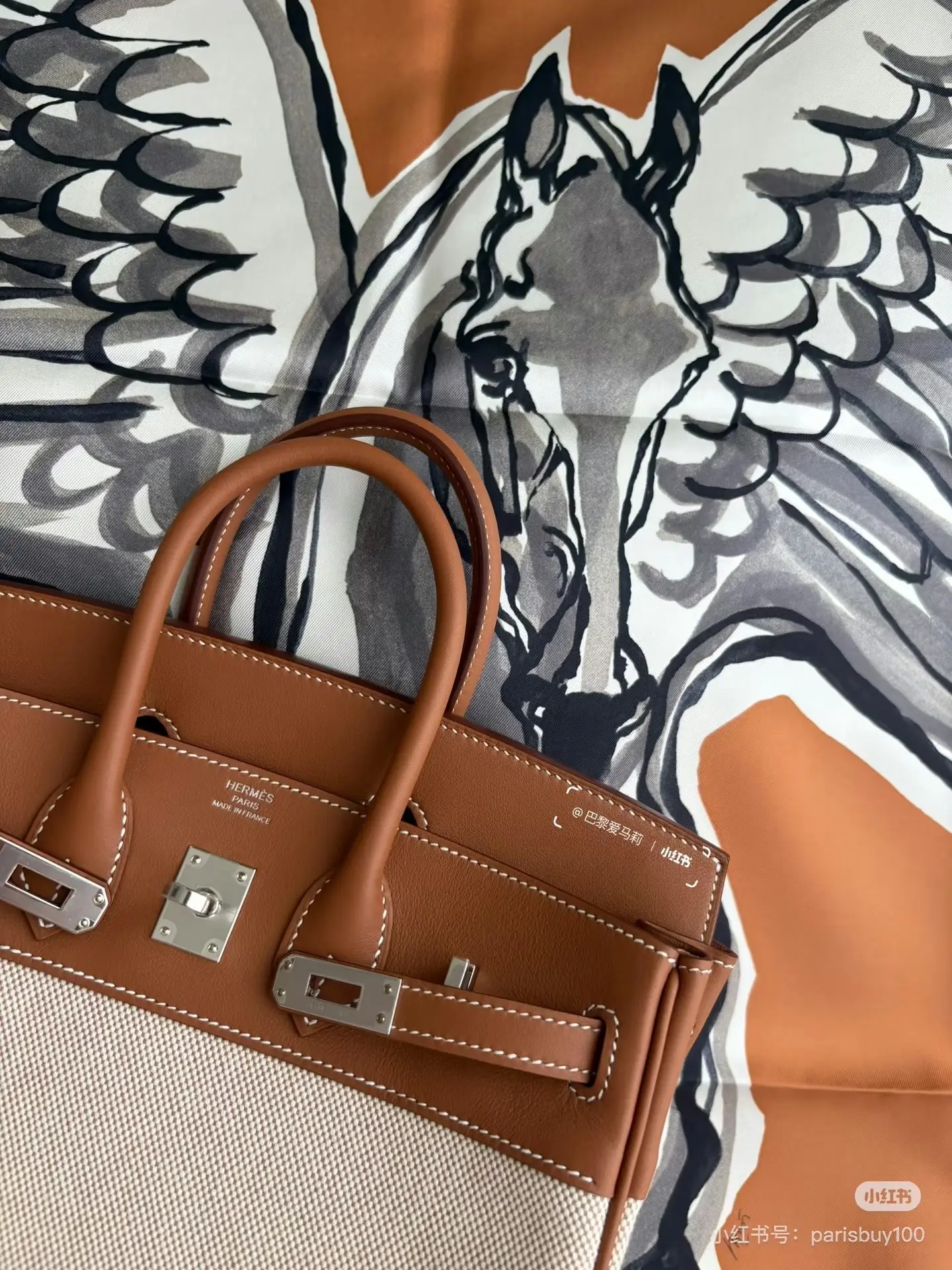 Birkin Canvas & Leather Top-Handle Bag D59018545 — view 5
