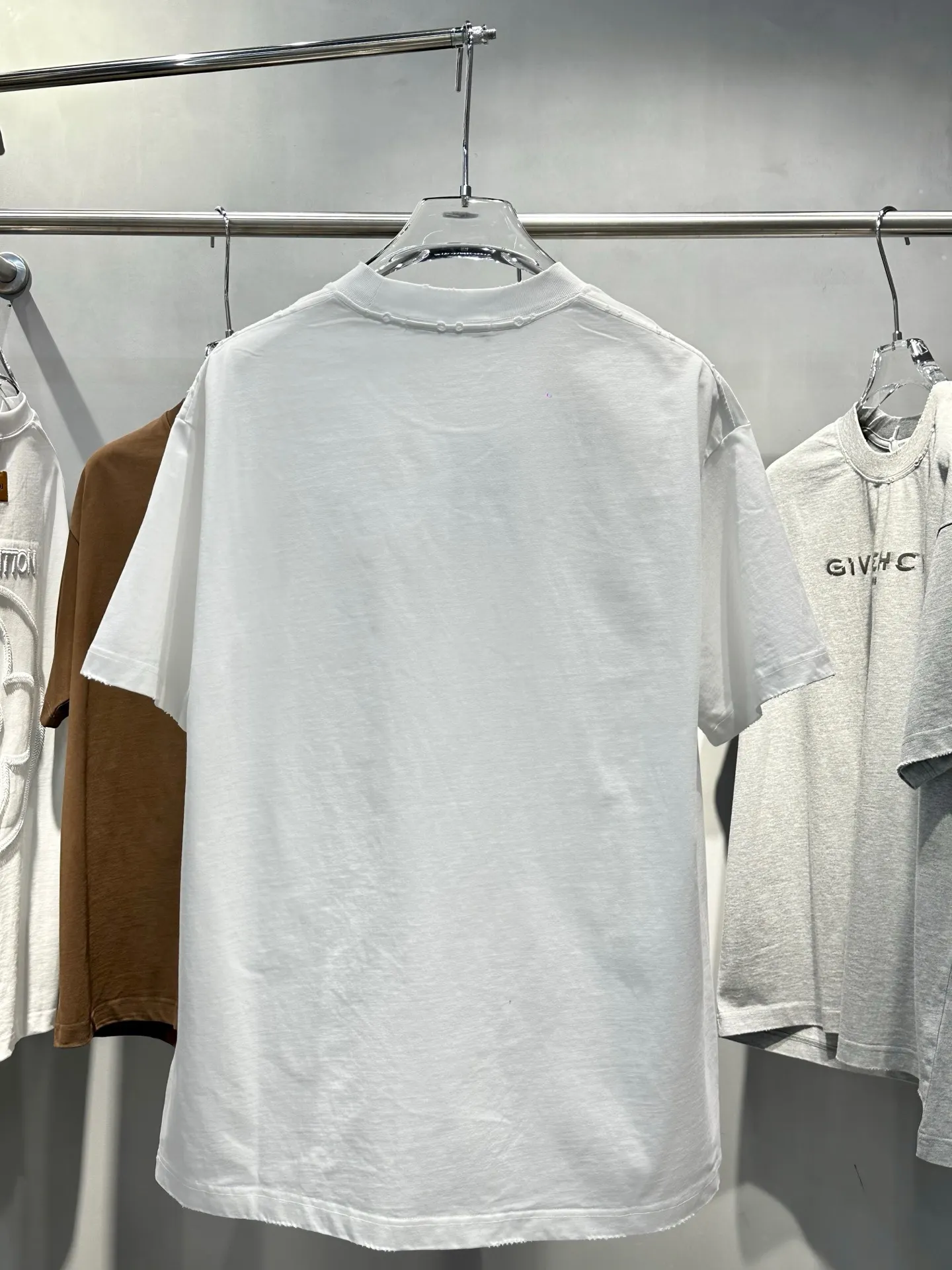 Distressed Logo-Print Cotton T-Shirt D15518993 — view 2