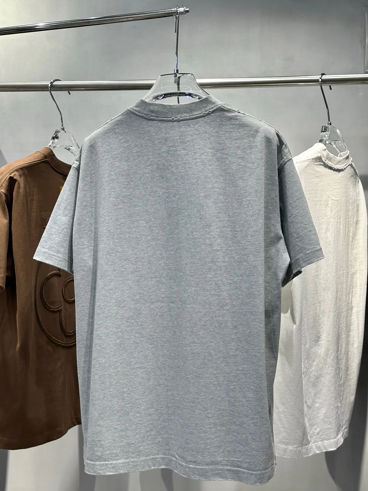 Distressed Logo-Print Cotton T-Shirt D15518994 — view 2