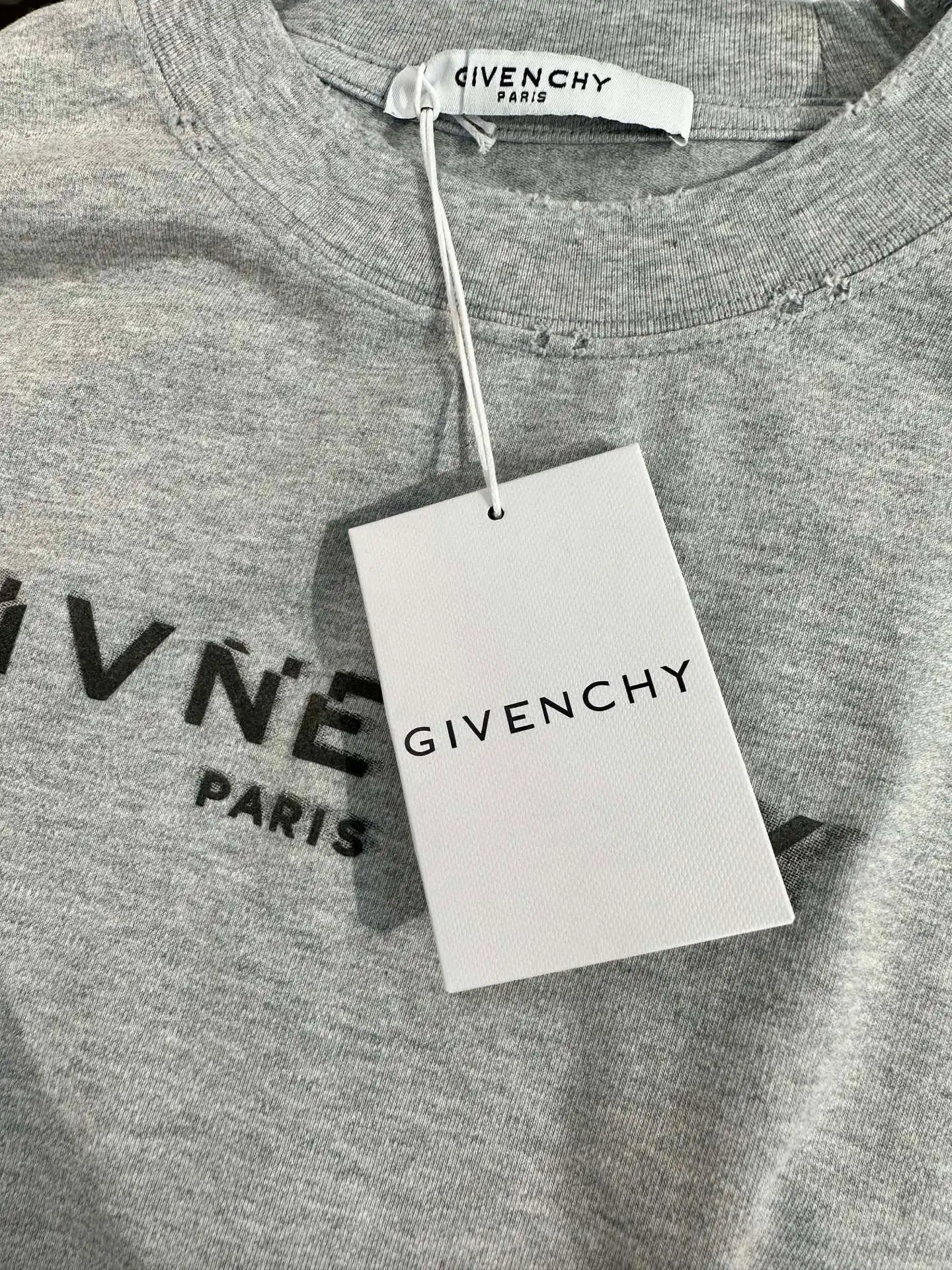 Distressed Logo-Print Cotton T-Shirt D15518994 — view 4