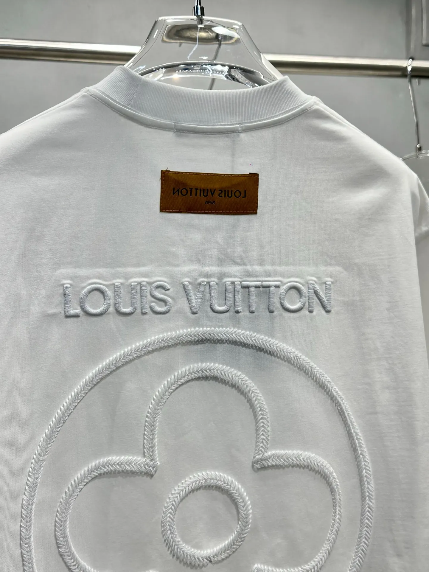 Embossed Logo Cotton T-Shirt D16518992 — view 4