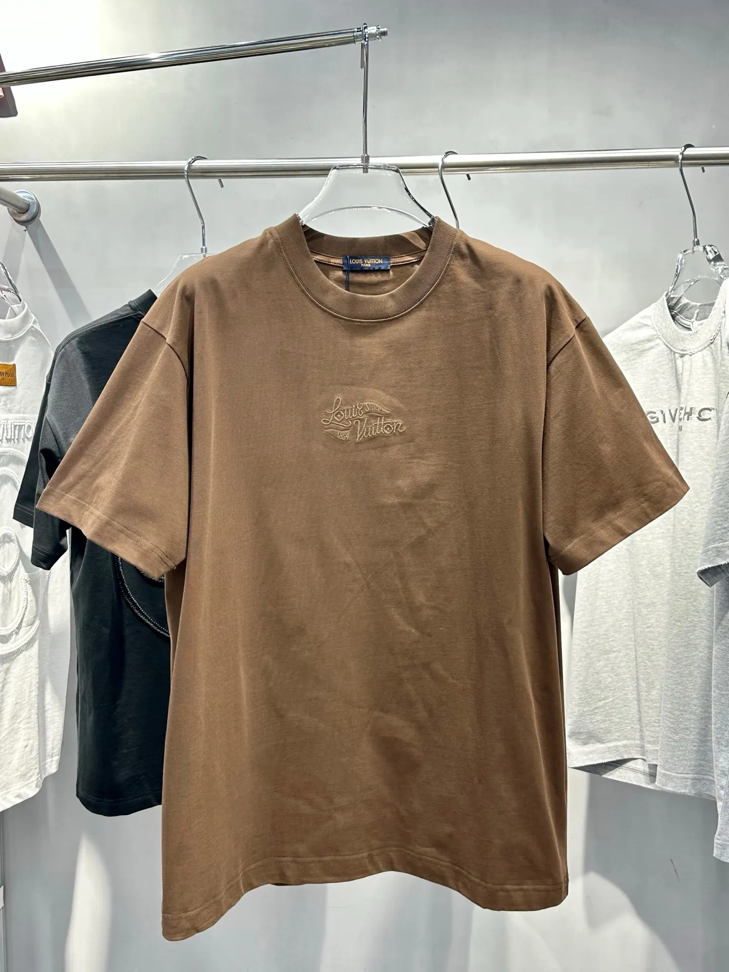 Embroidered Logo Cotton T-Shirt D16518991