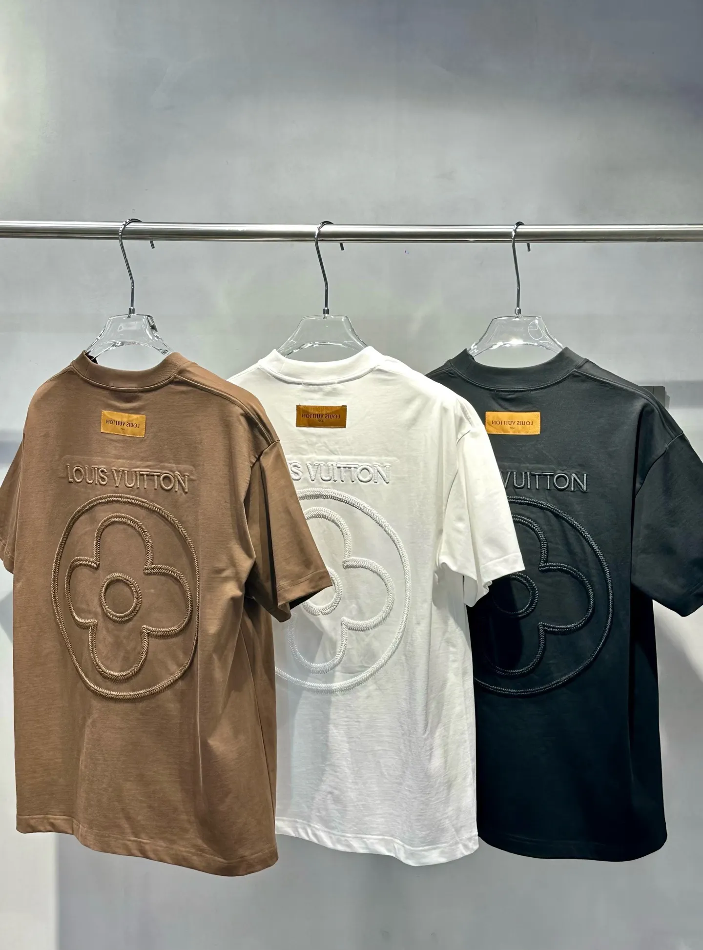 Embroidered Logo Cotton T-Shirt D16518991 — view 8