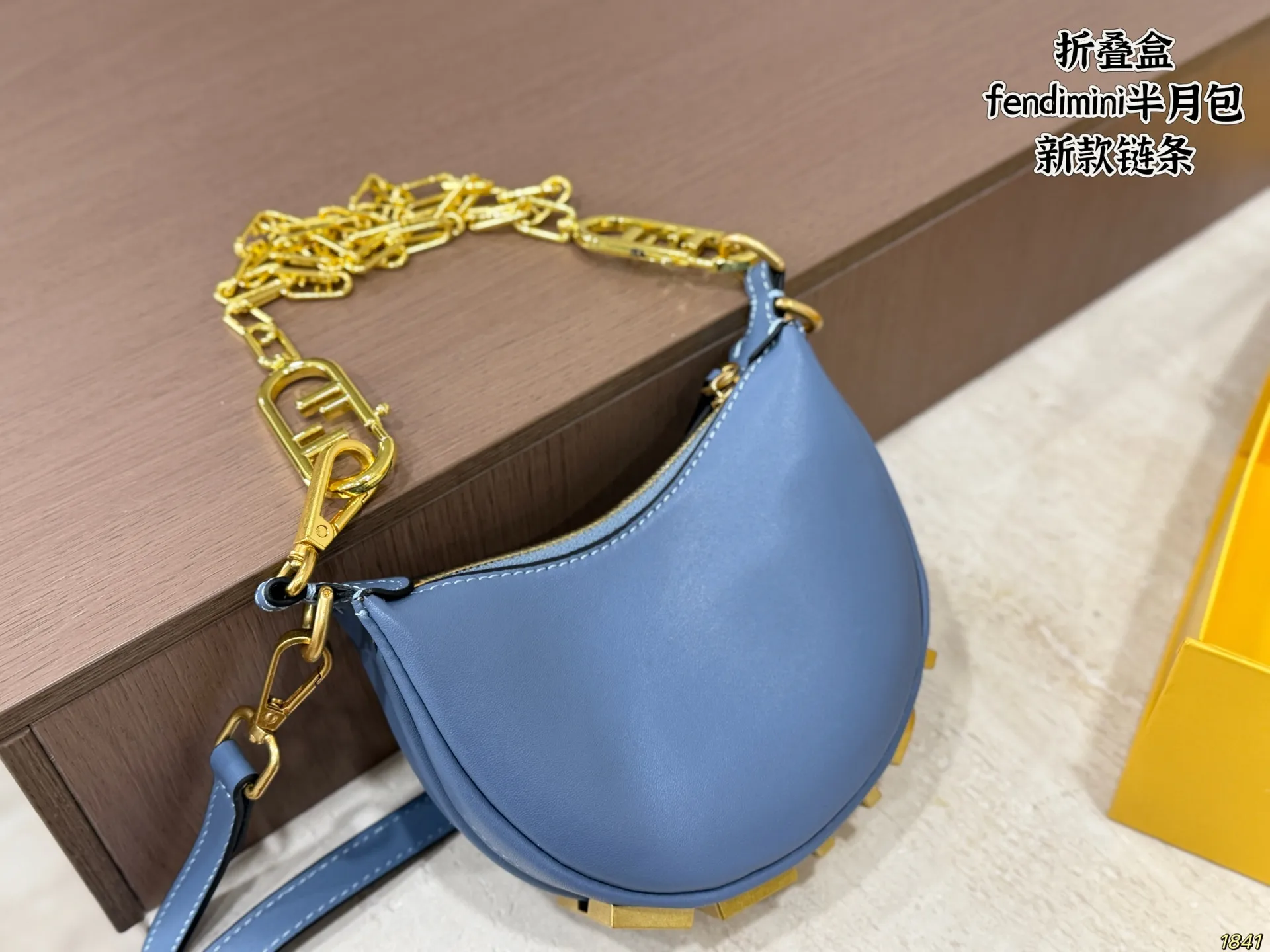 Fendi Mini Half-Moon Chain Bag D26518094 — view 6