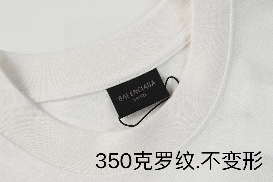 Tape Logo Shadow Print T-Shirt D11519948 — view 4