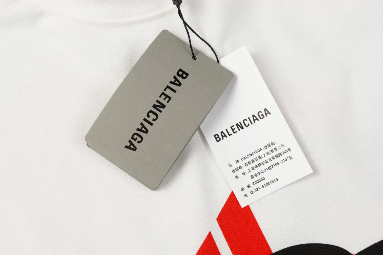 Tape Logo Shadow Print T-Shirt D11519948 — view 5