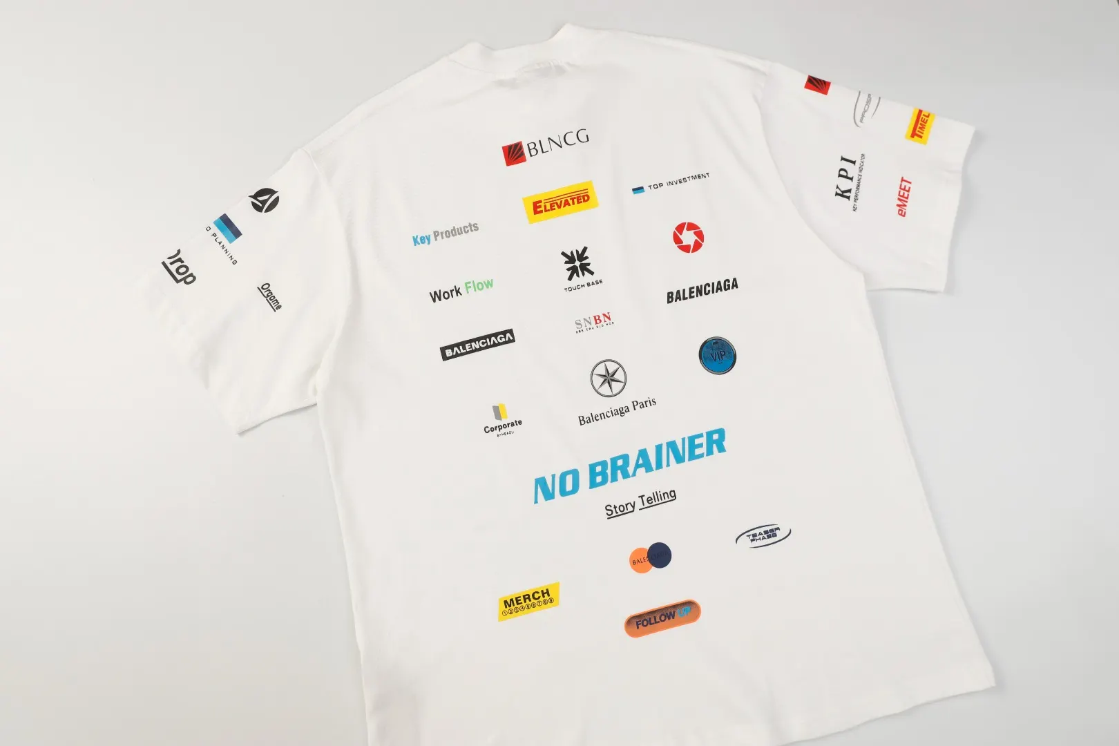 Multi-Logo Graphic Print Oversized T-Shirt D11519955 — view 6