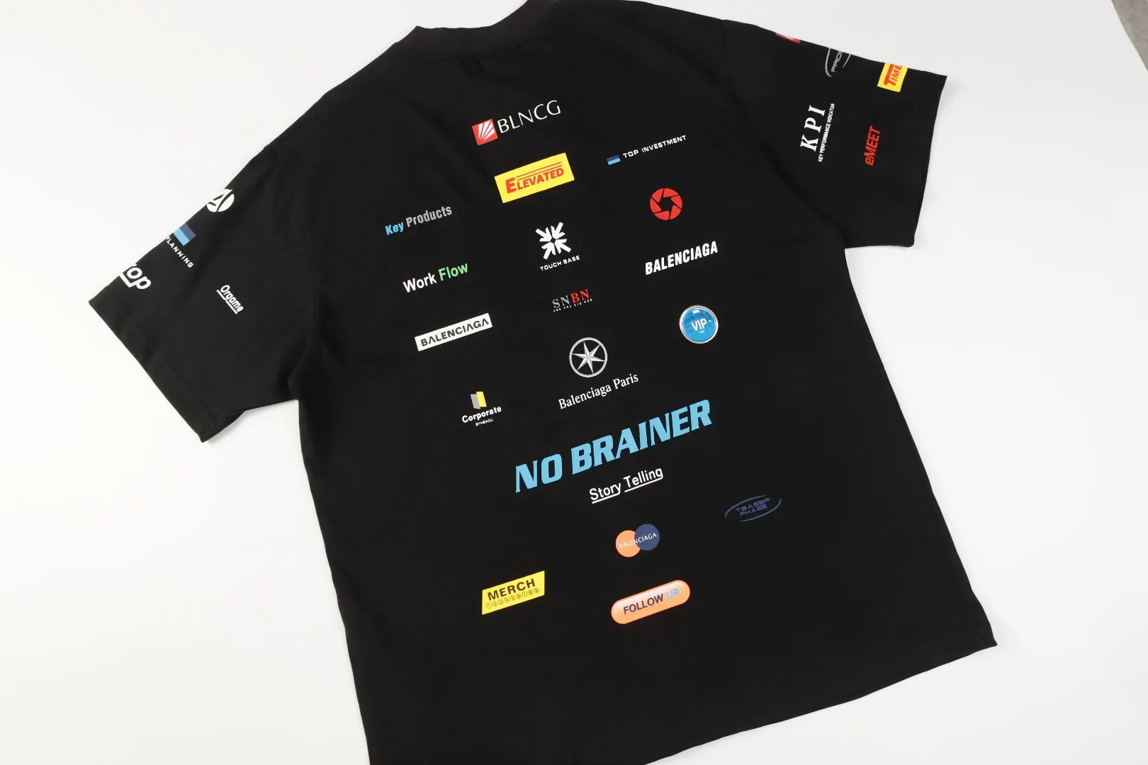 Multi-Logo Graphic Print Oversized T-Shirt D11519954 — view 6