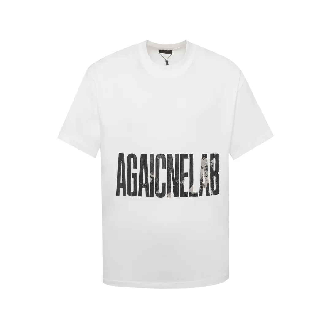 Distressed Logo Print Cotton T-Shirt D11519963