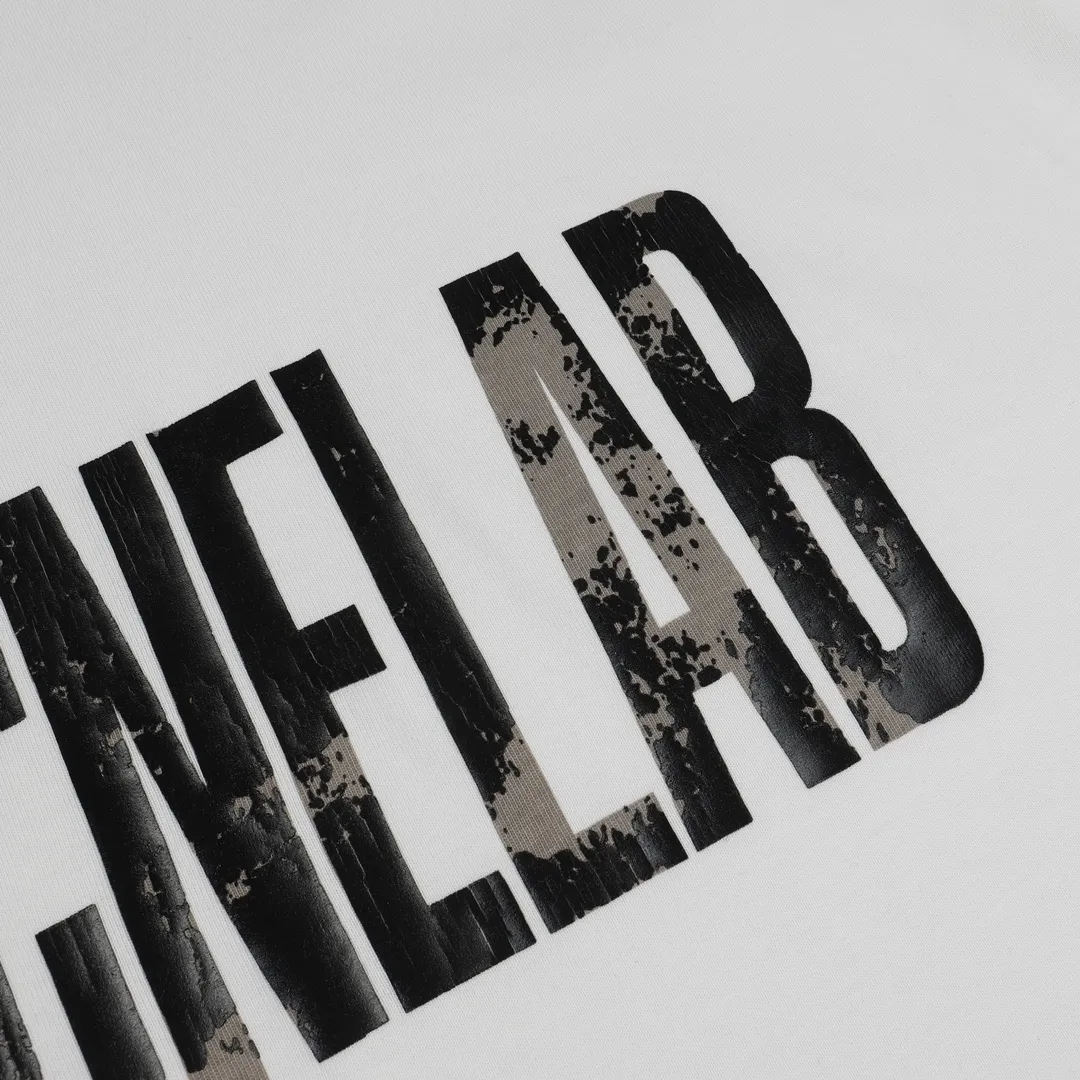 Distressed Logo Print Cotton T-Shirt D11519963 — view 6