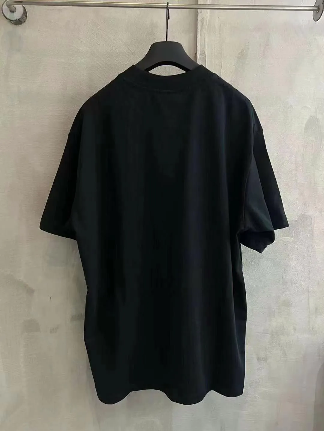 Distressed Logo Print Oversized T-Shirt D16019967 — view 2